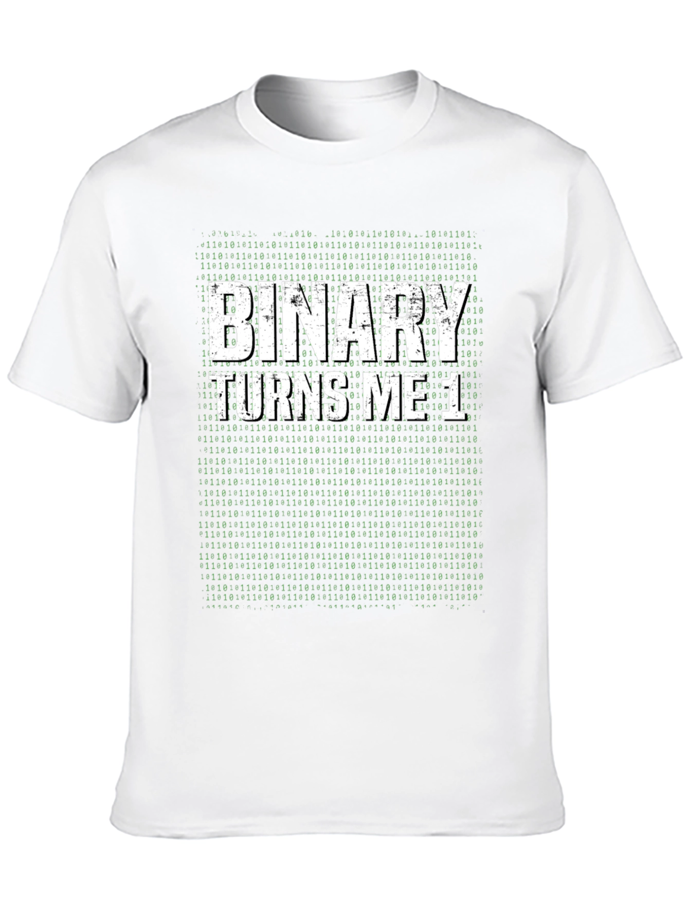 Black Binary Turns Me On Programmer Humor T-Shirt view 10