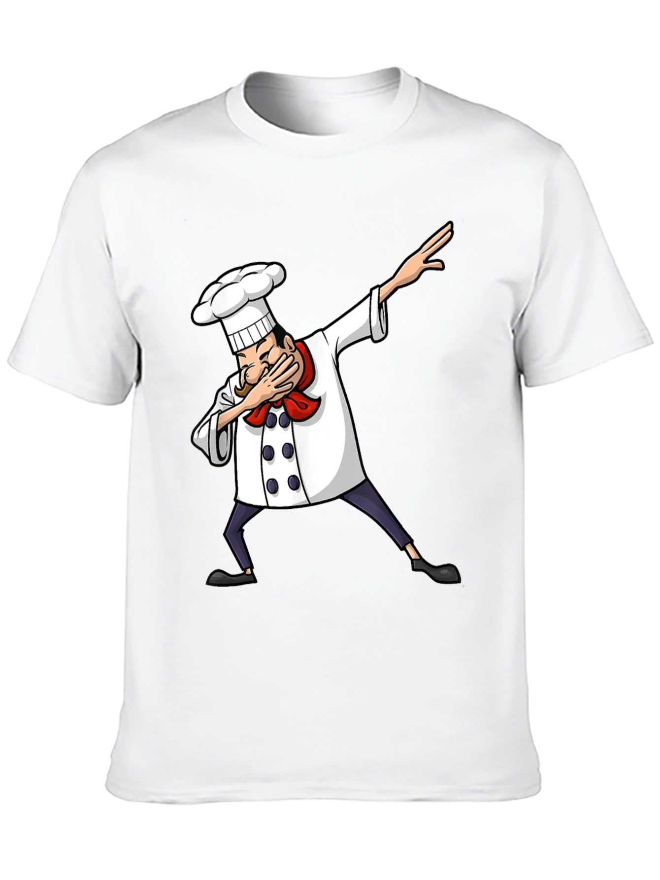 Black Dabbing Chef T-Shirt Funny Cooking Tee view 10