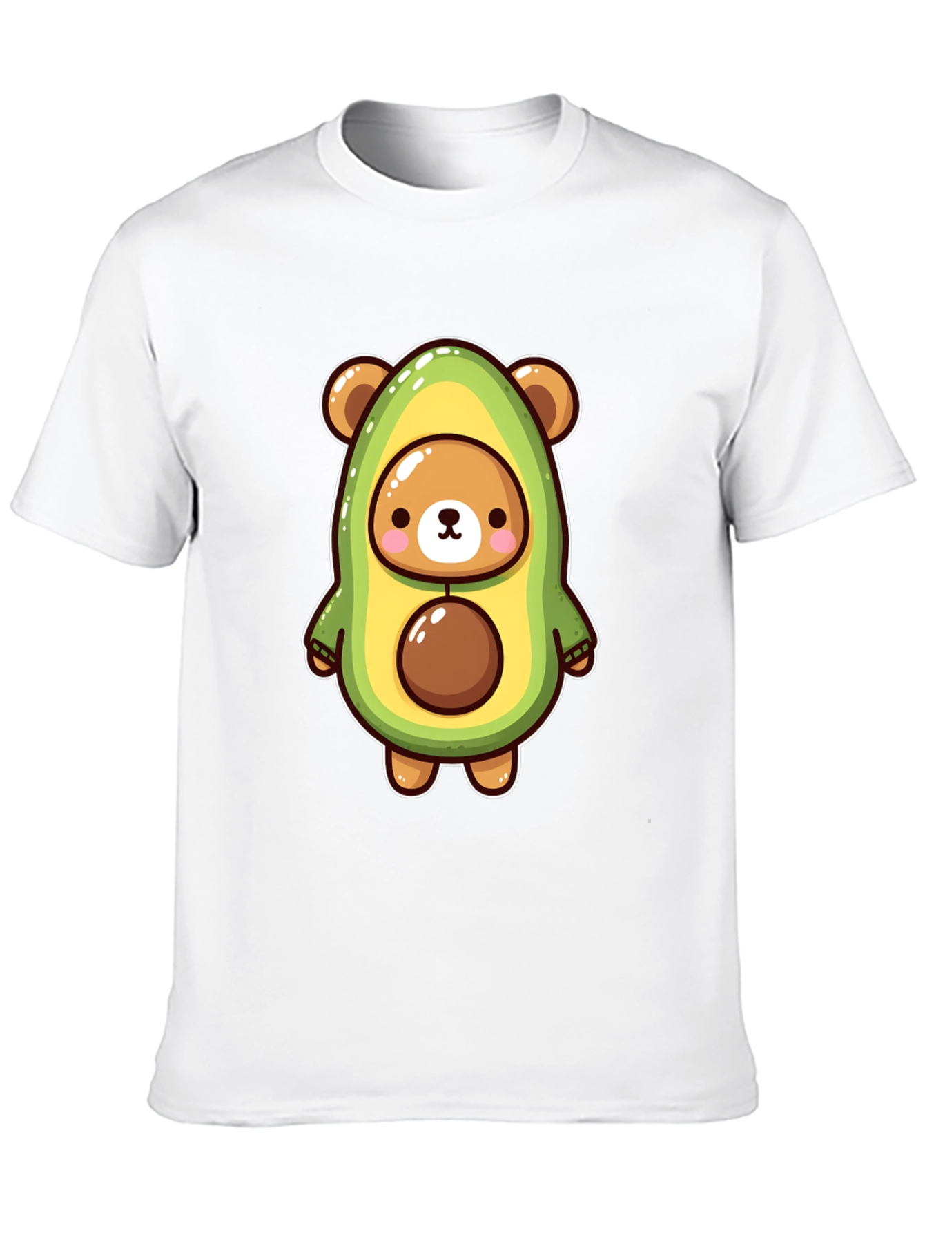 Black Avocado Bear Graphic Tee - Fun & Unique Design view 10