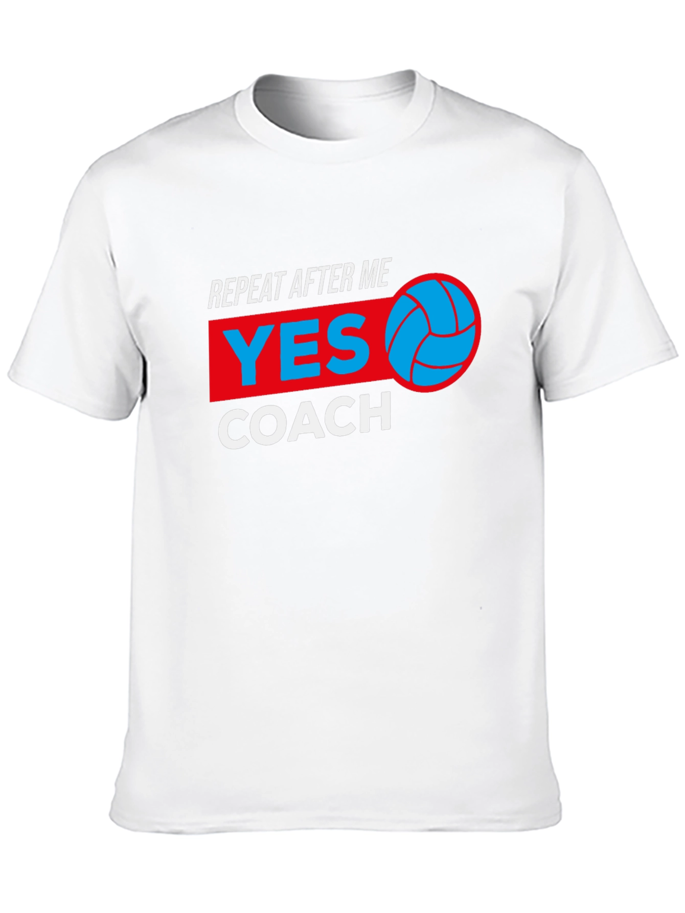 Black Volleyball Coach Graphic Tee view 10