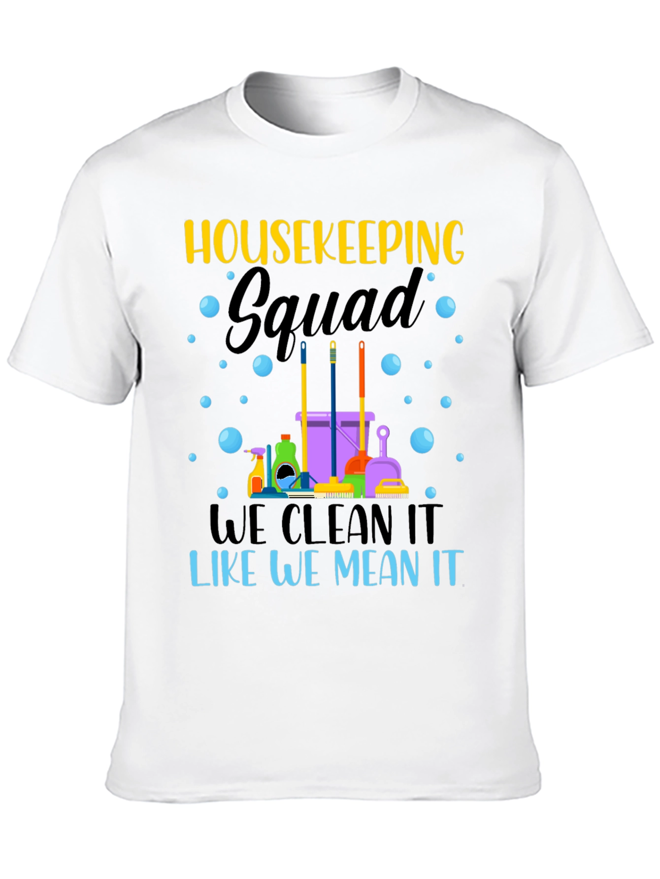 Black Housekeeping Squad Graphic Tee view 10