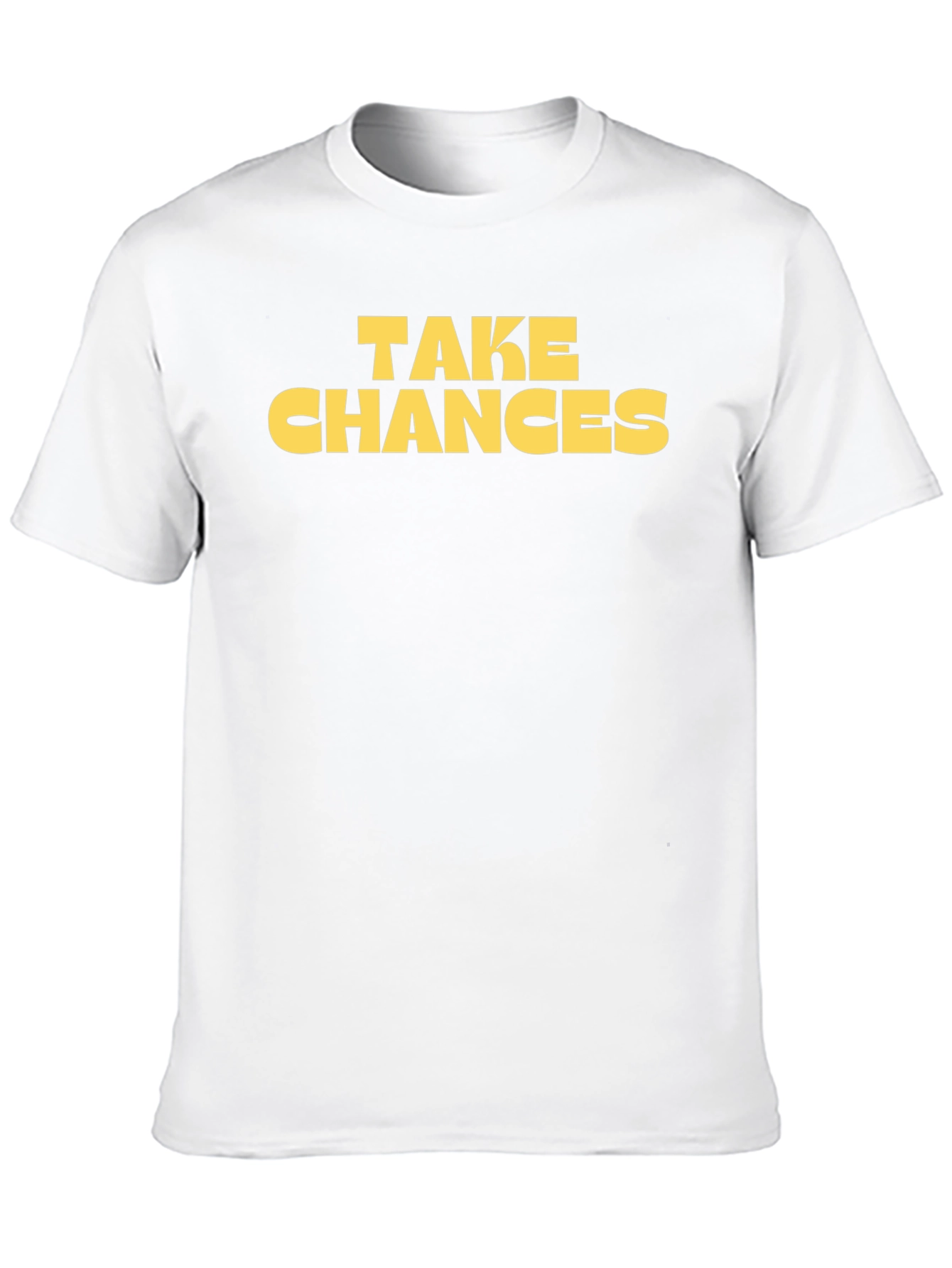 Black Take Chances Graphic Tee - Bold Statement Shirt view 10