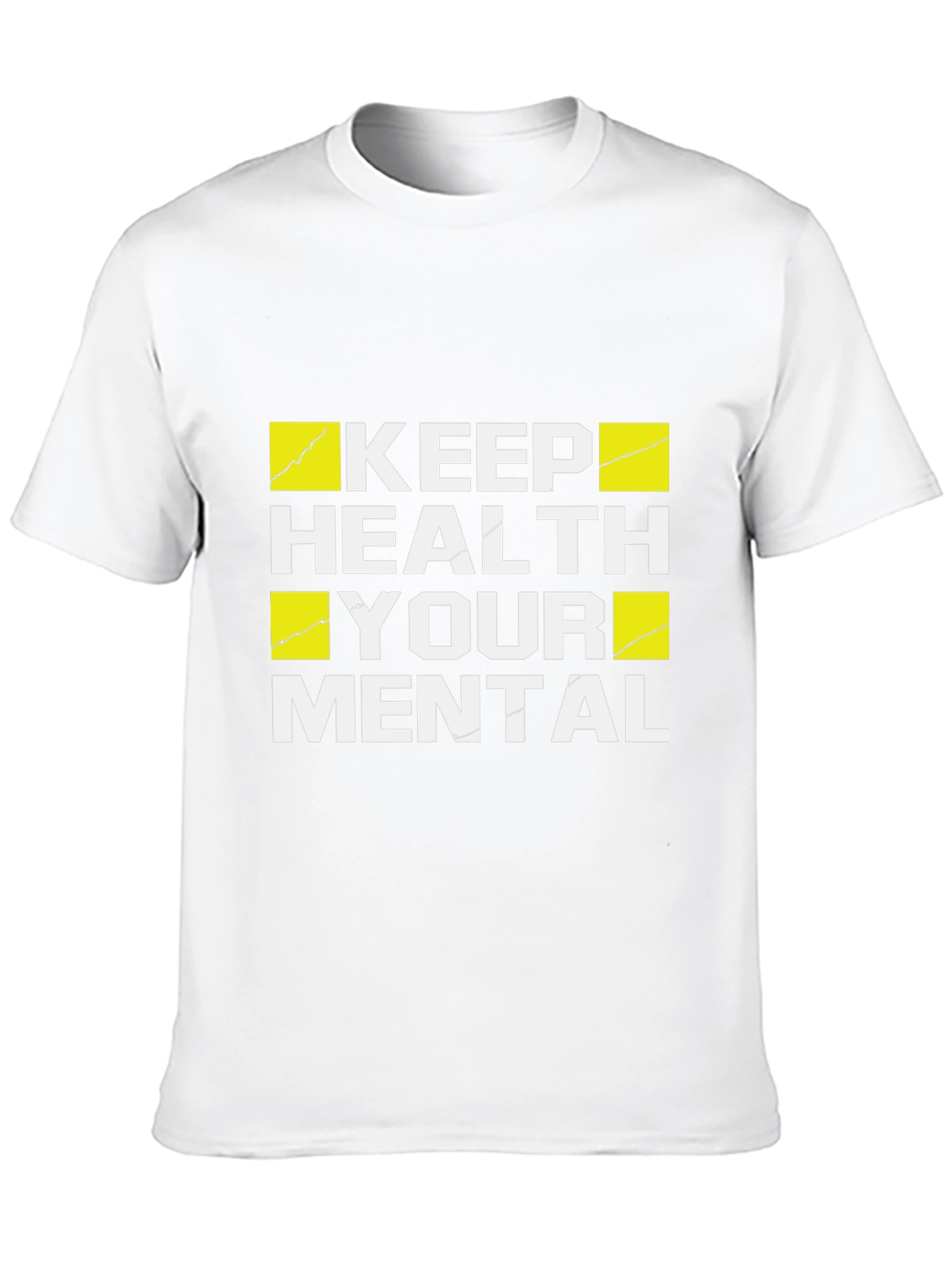 Black Keep Healthy Your Mental T-Shirt view 10