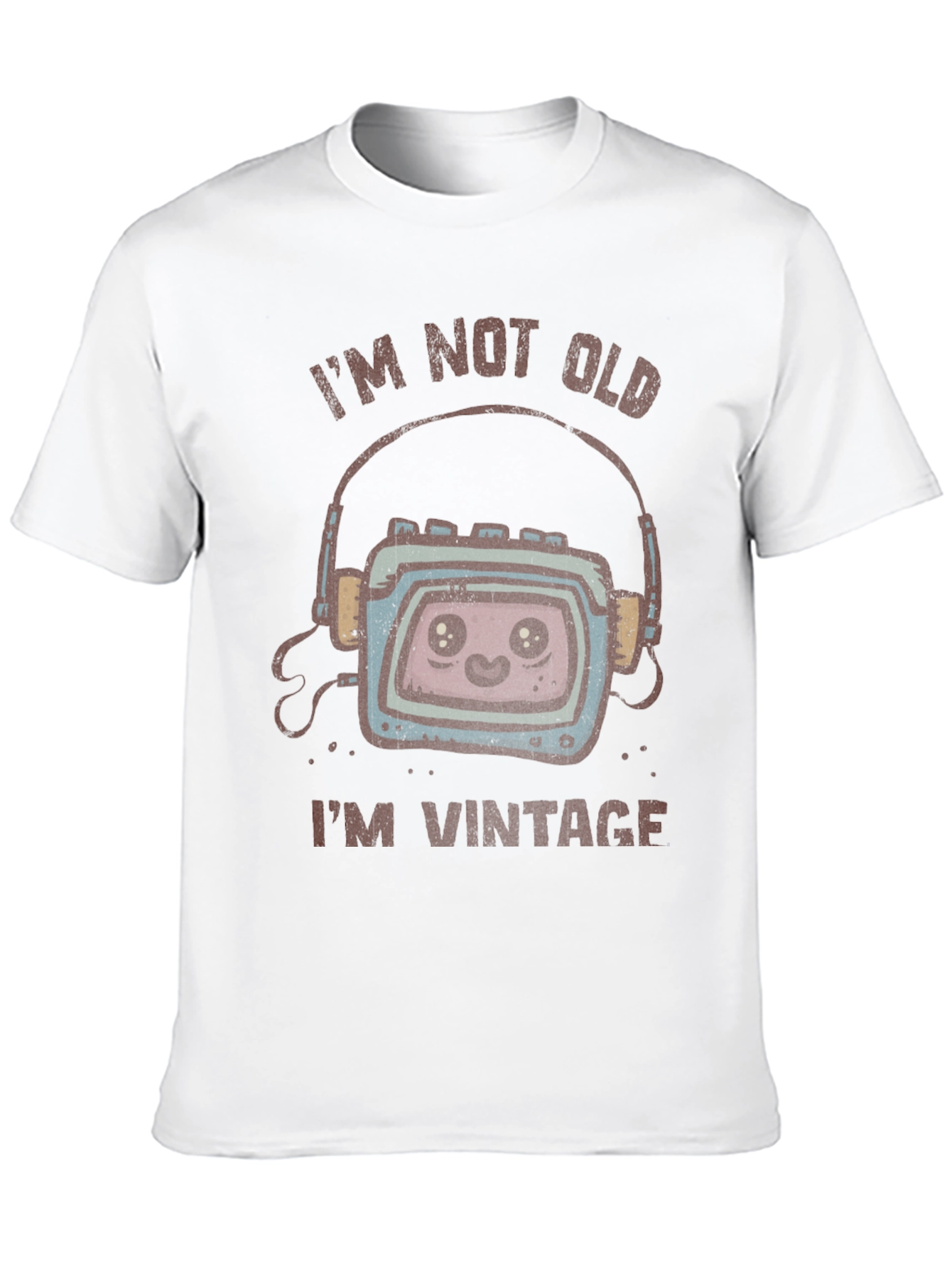 Black I'm Not Old, I'm Vintage Graphic T-Shirt view 10