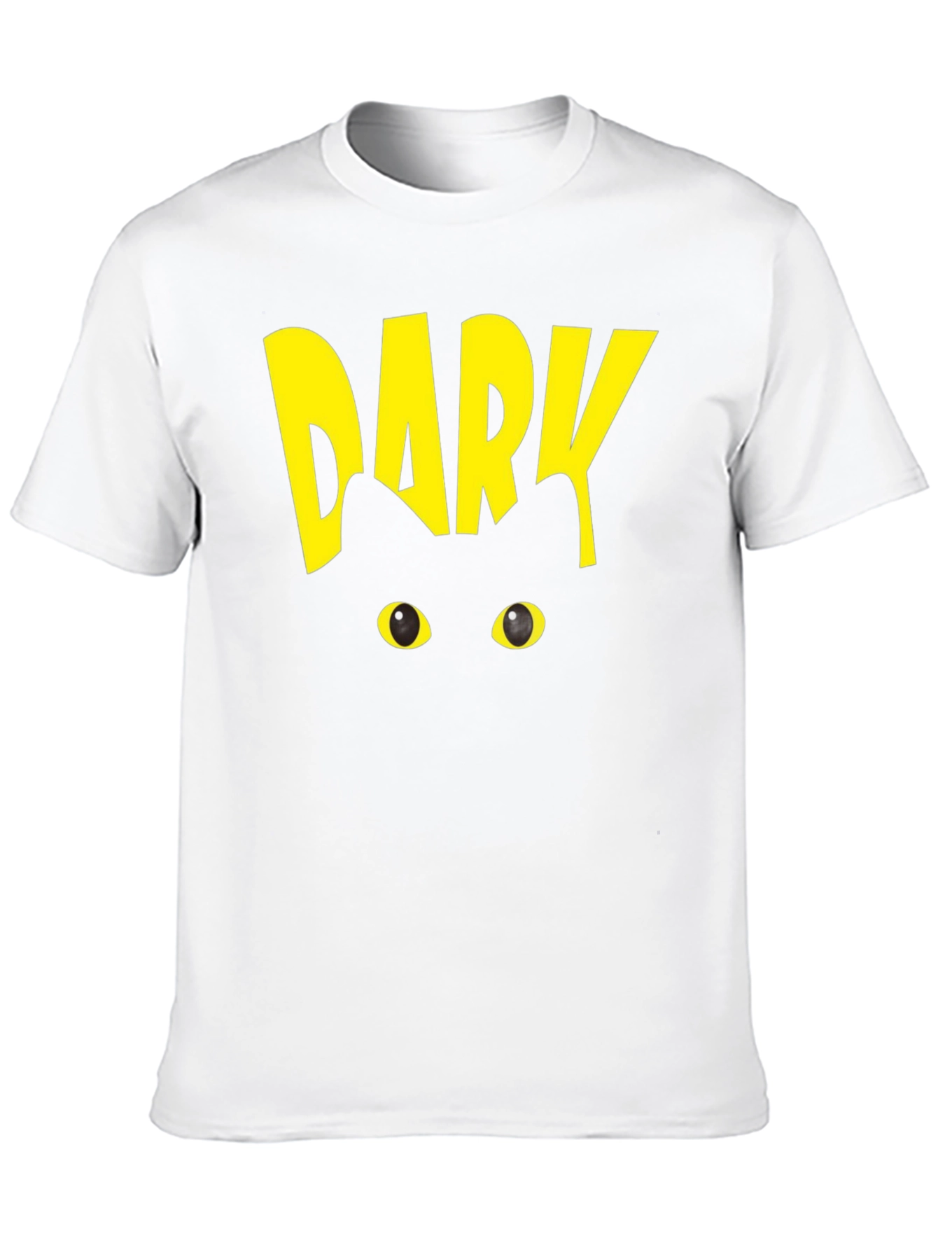 Black Dark Cat Graphic T-Shirt view 10