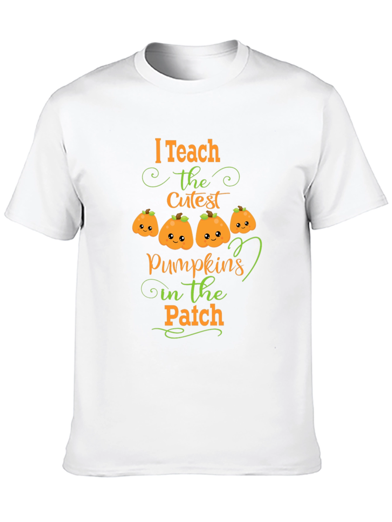 Black I Teach the Cutest Pumpkins T-Shirt view 10