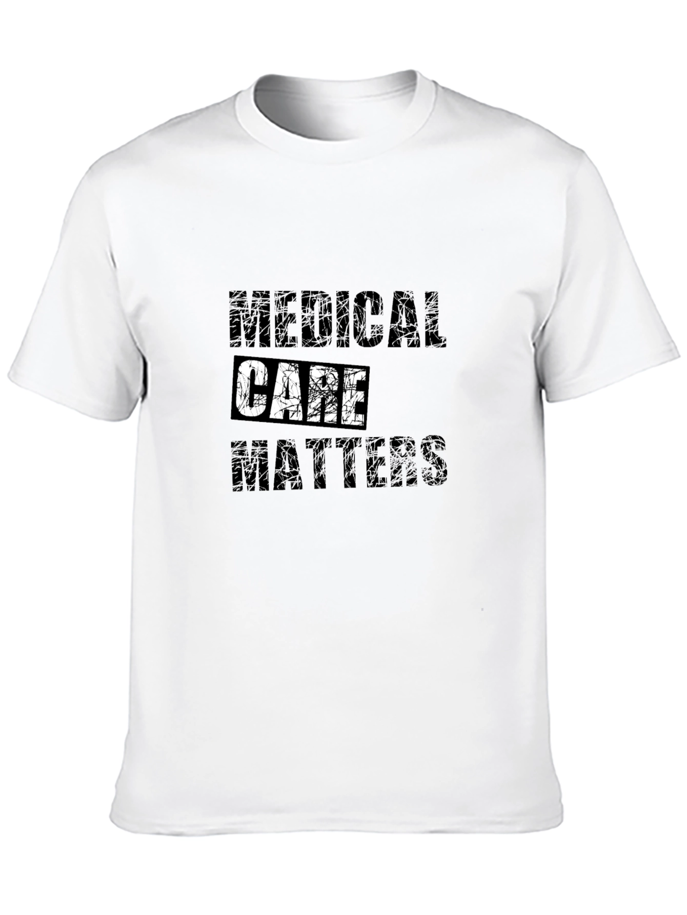 Black Medical Care Matters Graphic Tee view 10