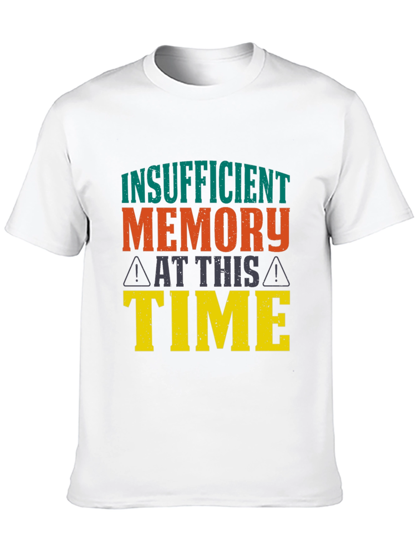 Black Insufficient Memory T-Shirt view 10