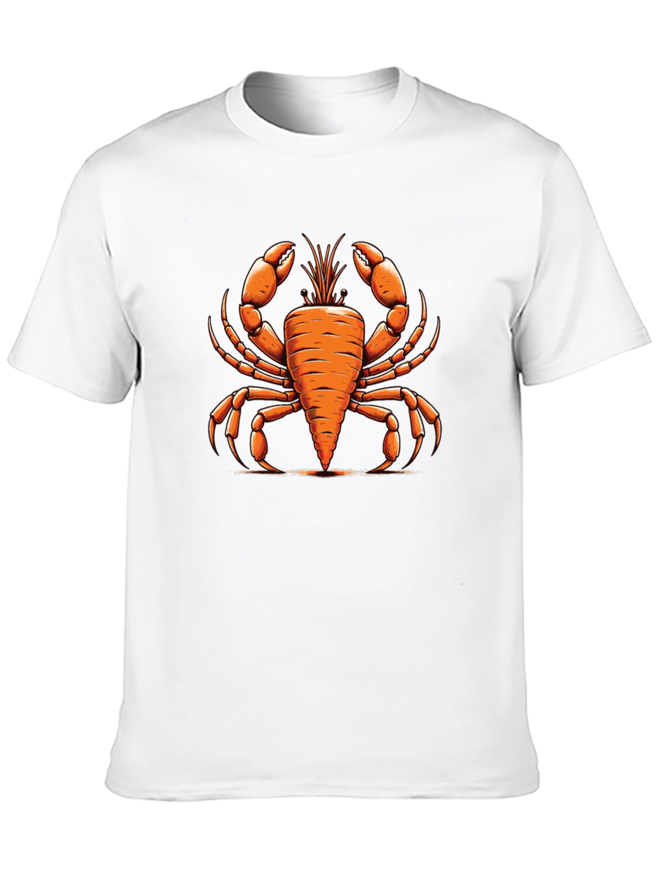 Black Carrot Crab Graphic T-Shirt - Black view 10