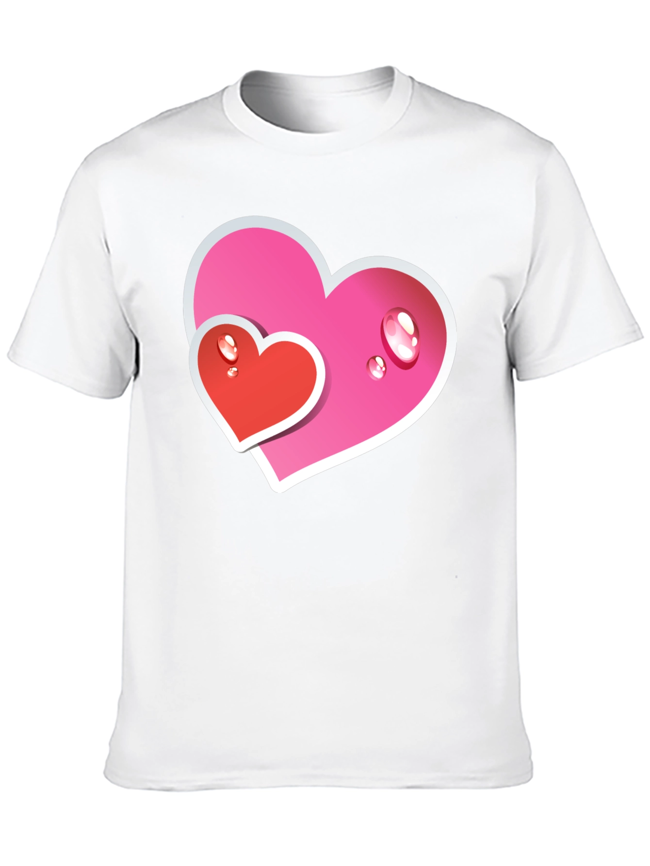 Black Heart Graphic Tee - Black Casual T-Shirt view 10