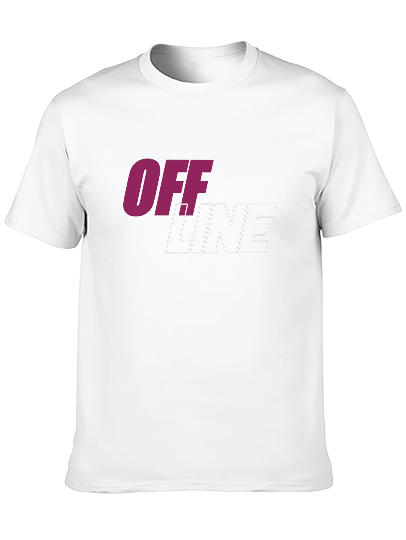 Black Offline Graphic Tee - Cool & Trendy view 10