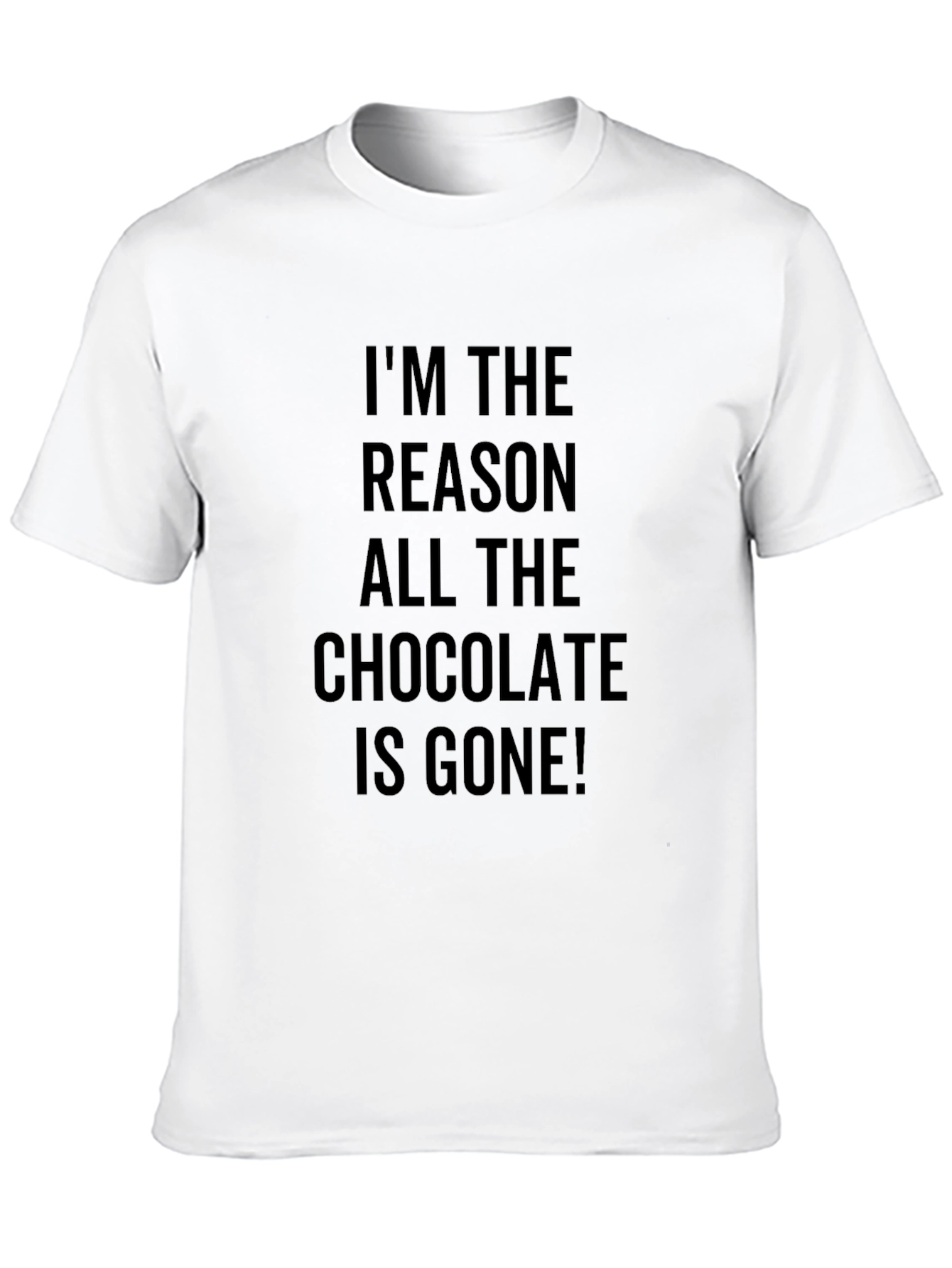 Black Funny Chocolate Lover T-Shirt view 10