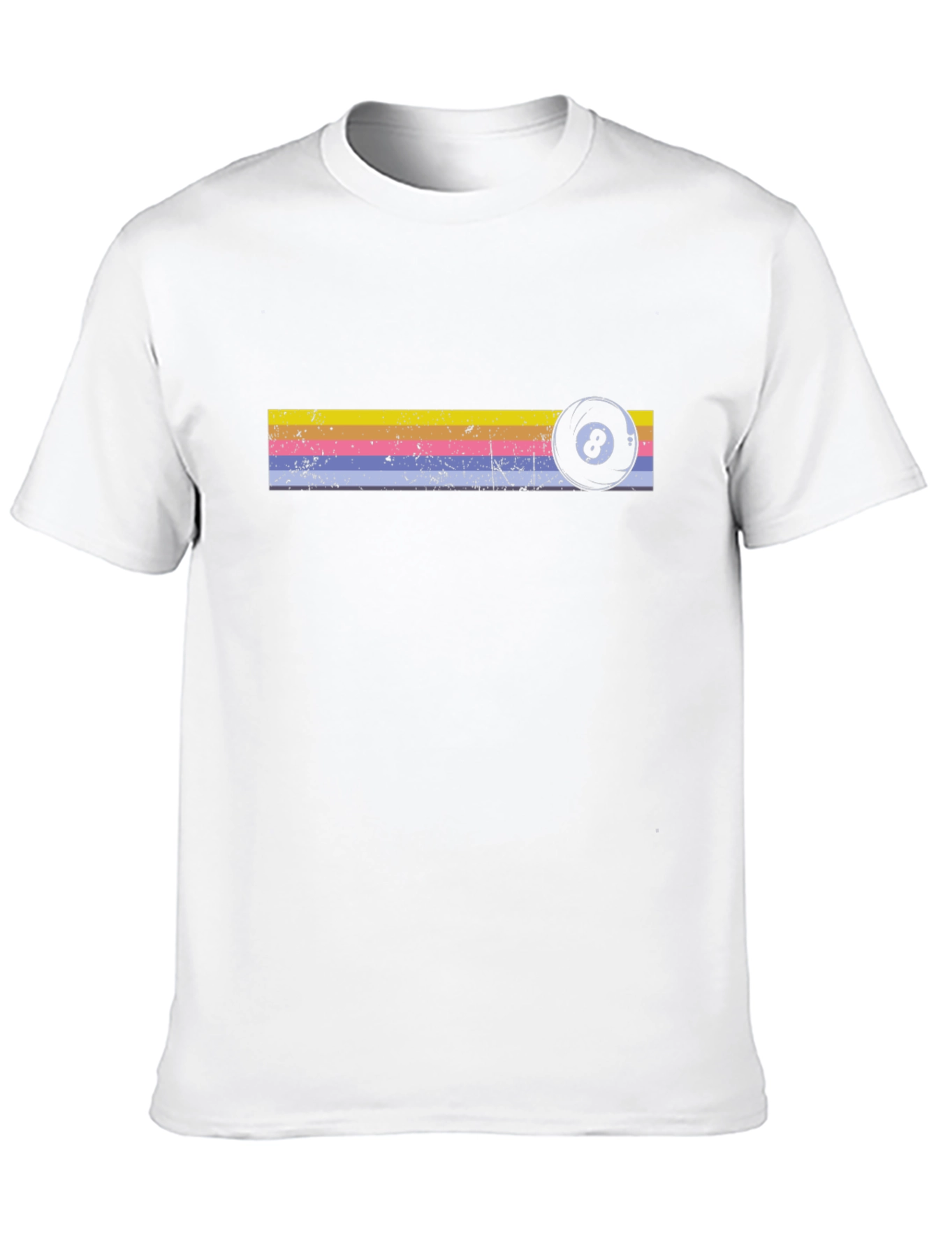 Black Retro 8 Ball Graphic Tee - Black T-Shirt view 10