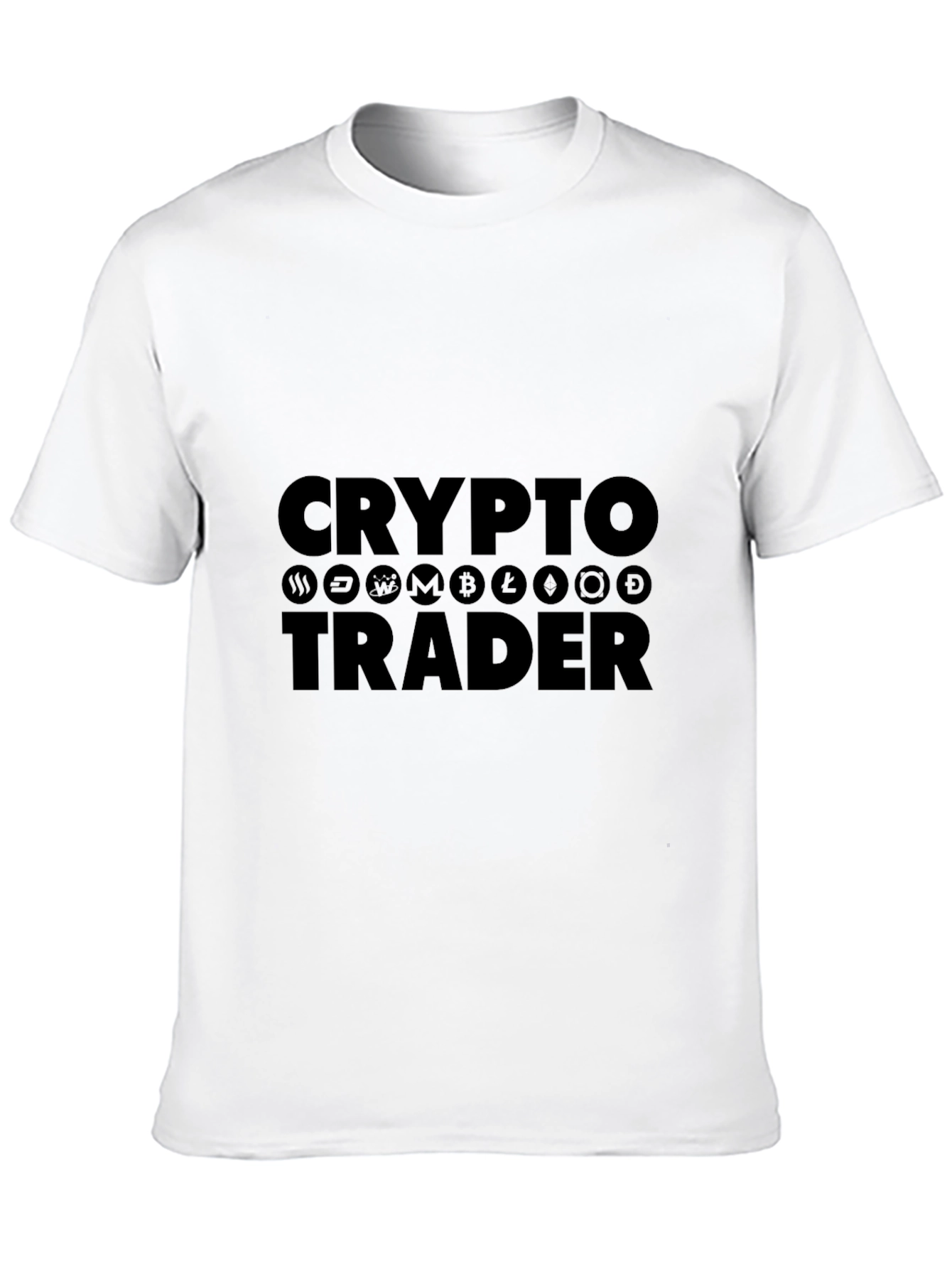 Black Crypto Trader Black T-Shirt view 10