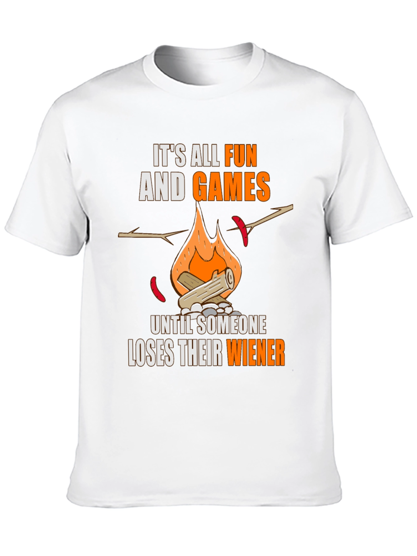 Black Fun and Games Wiener T-Shirt view 10