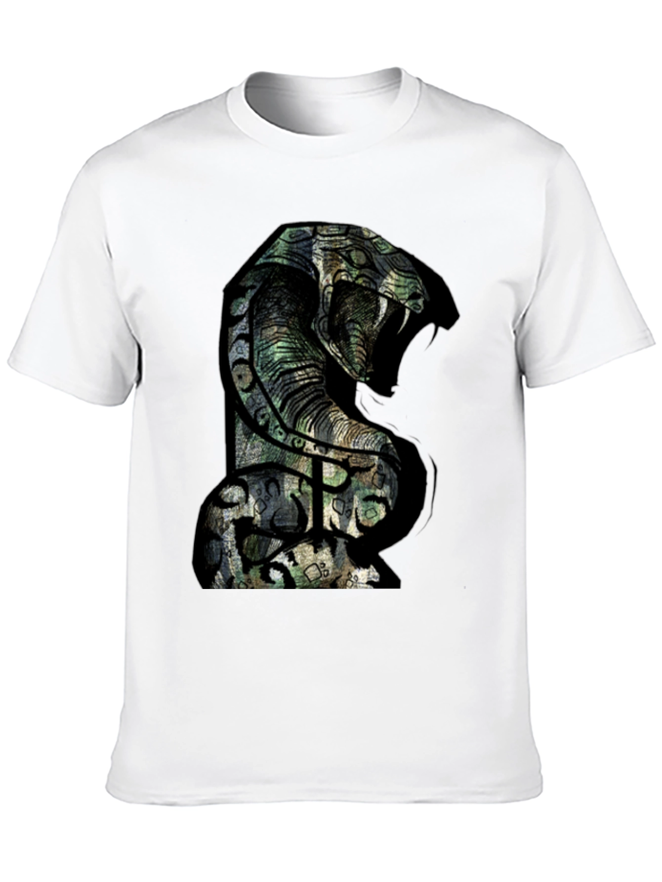 Men's Cobra Graphic T-Shirt - Bold Snake Design - 10