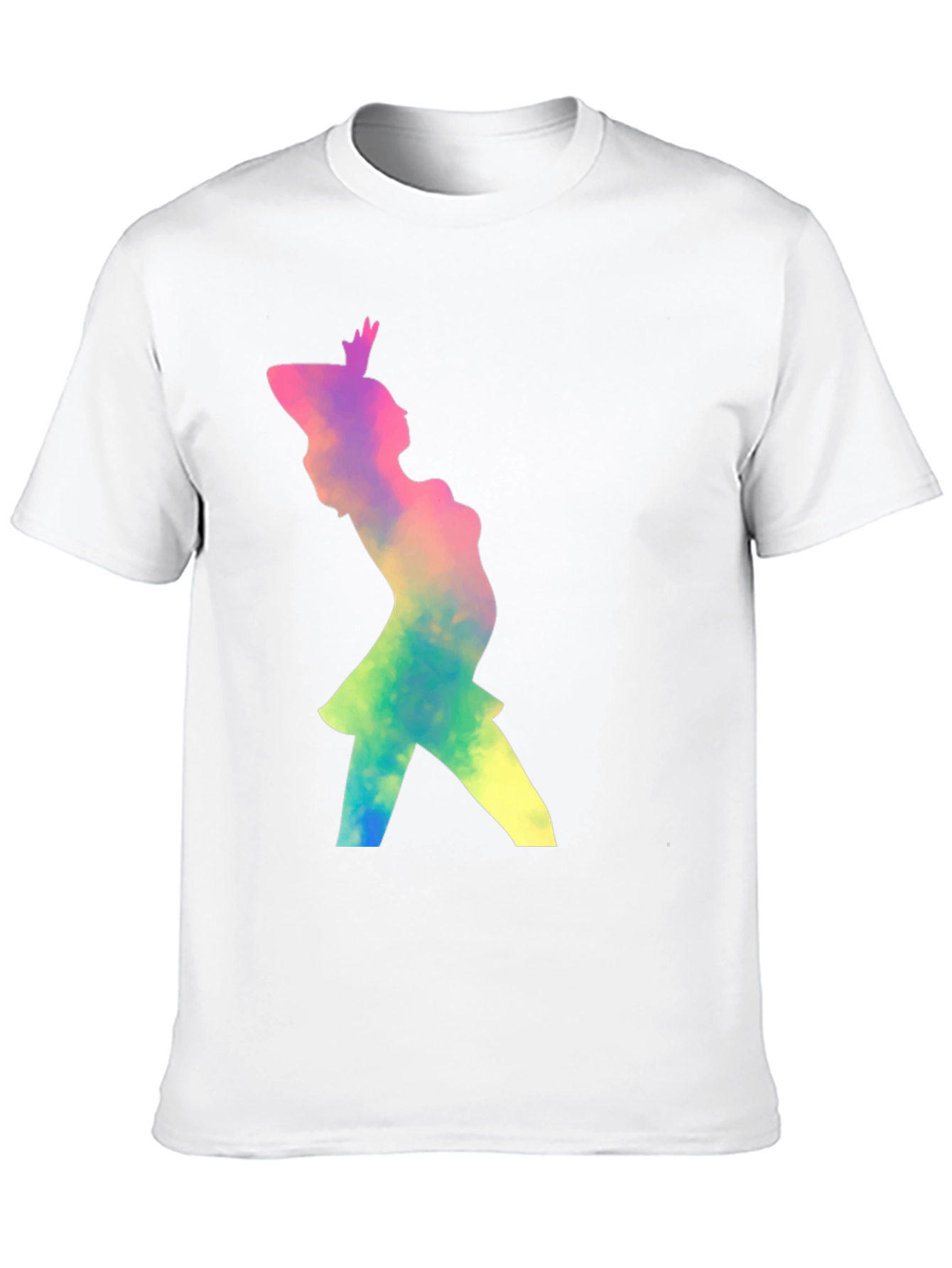 Black Silhouette Graphic Tee - Unisex Black T-Shirt view 10