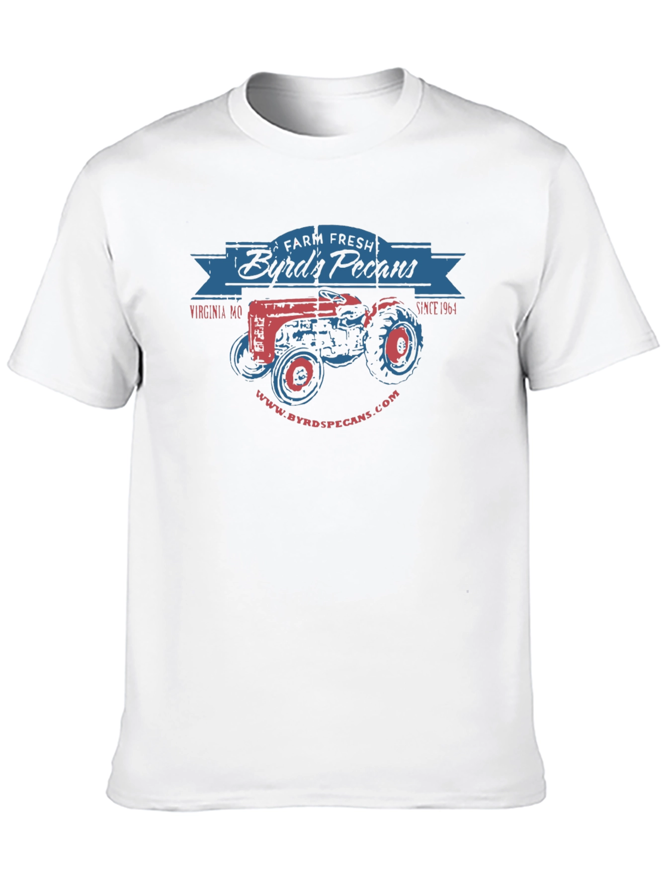 Black Byrd's Pecans Tractor T-Shirt view 10