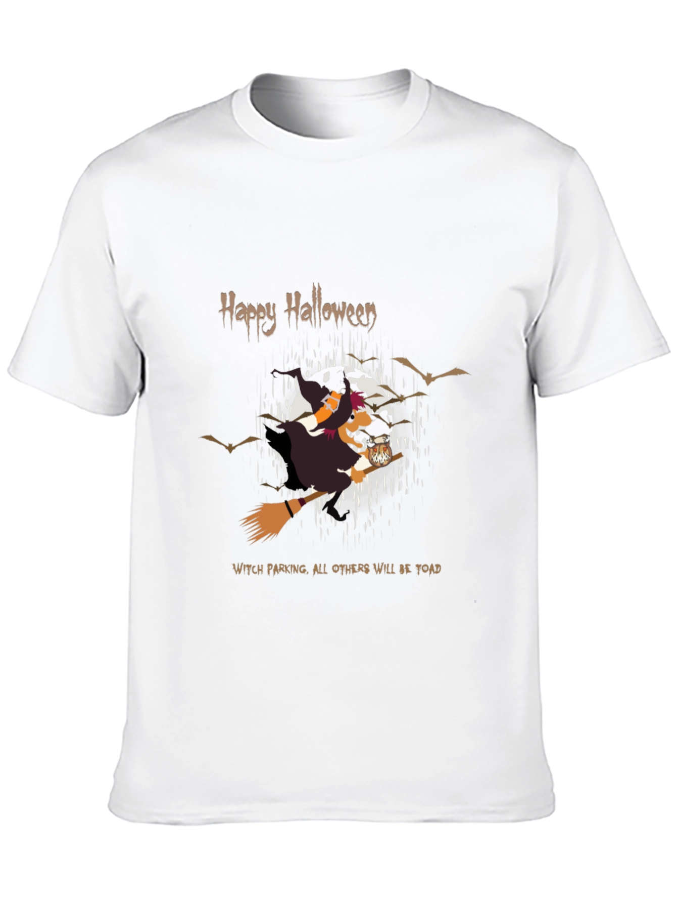 Happy Halloween Witch Parking T-Shirt - 10