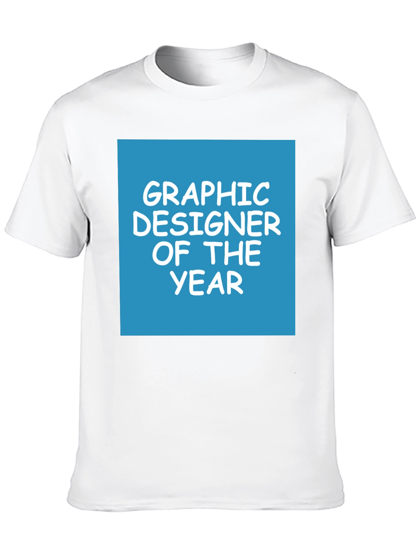 Graphic Designer of the Year Tee - Black Cotton Blend - 10