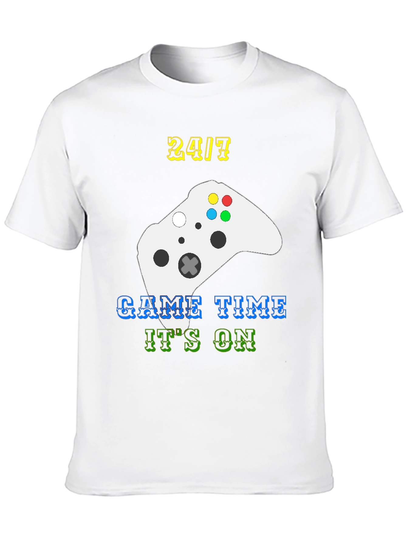 Black Game Time T-Shirt - Gamer Style Tee view 10