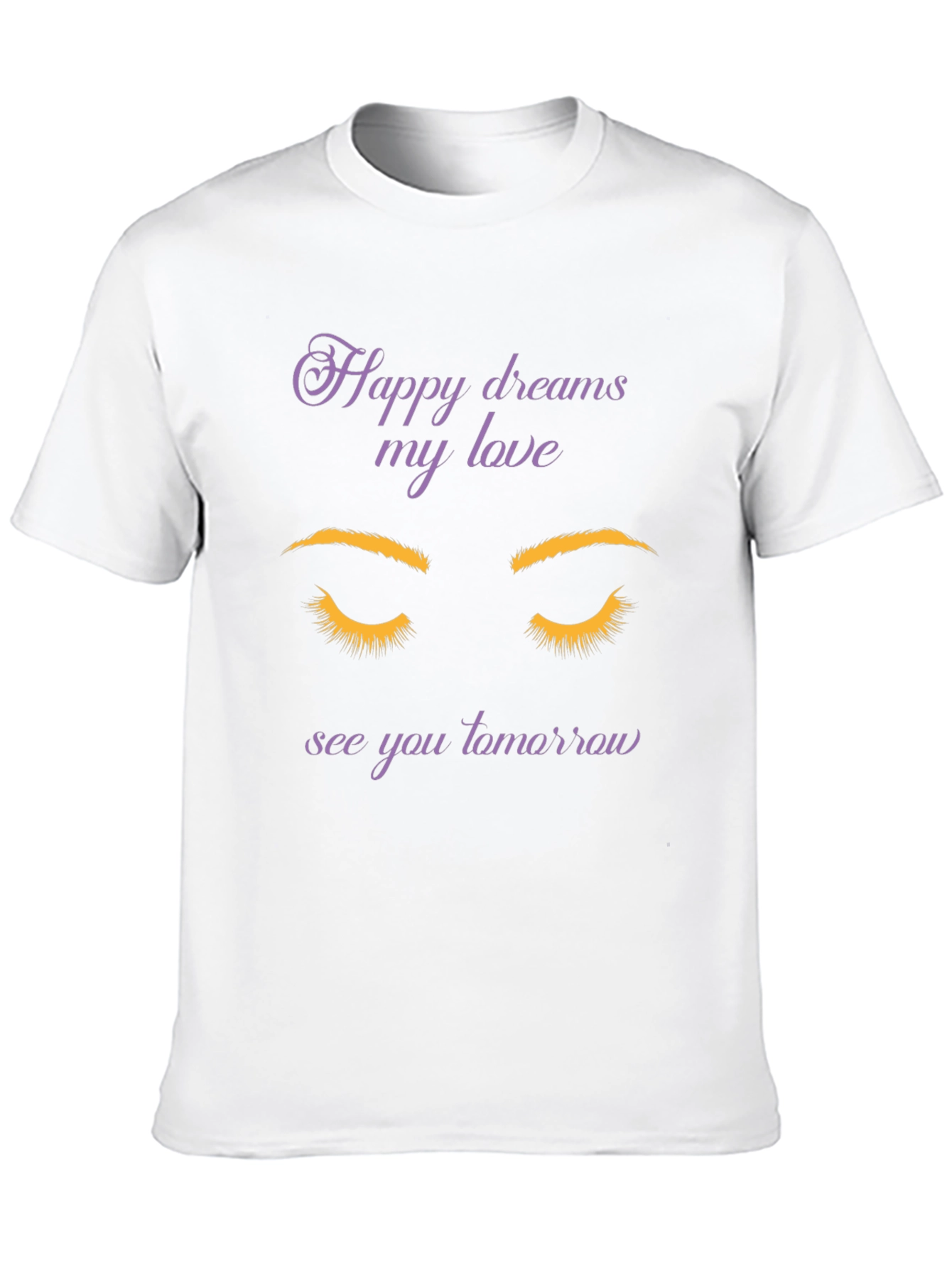 Black Dreamy Eyes T-Shirt: Soft, Stylish, Everyday Wear view 10