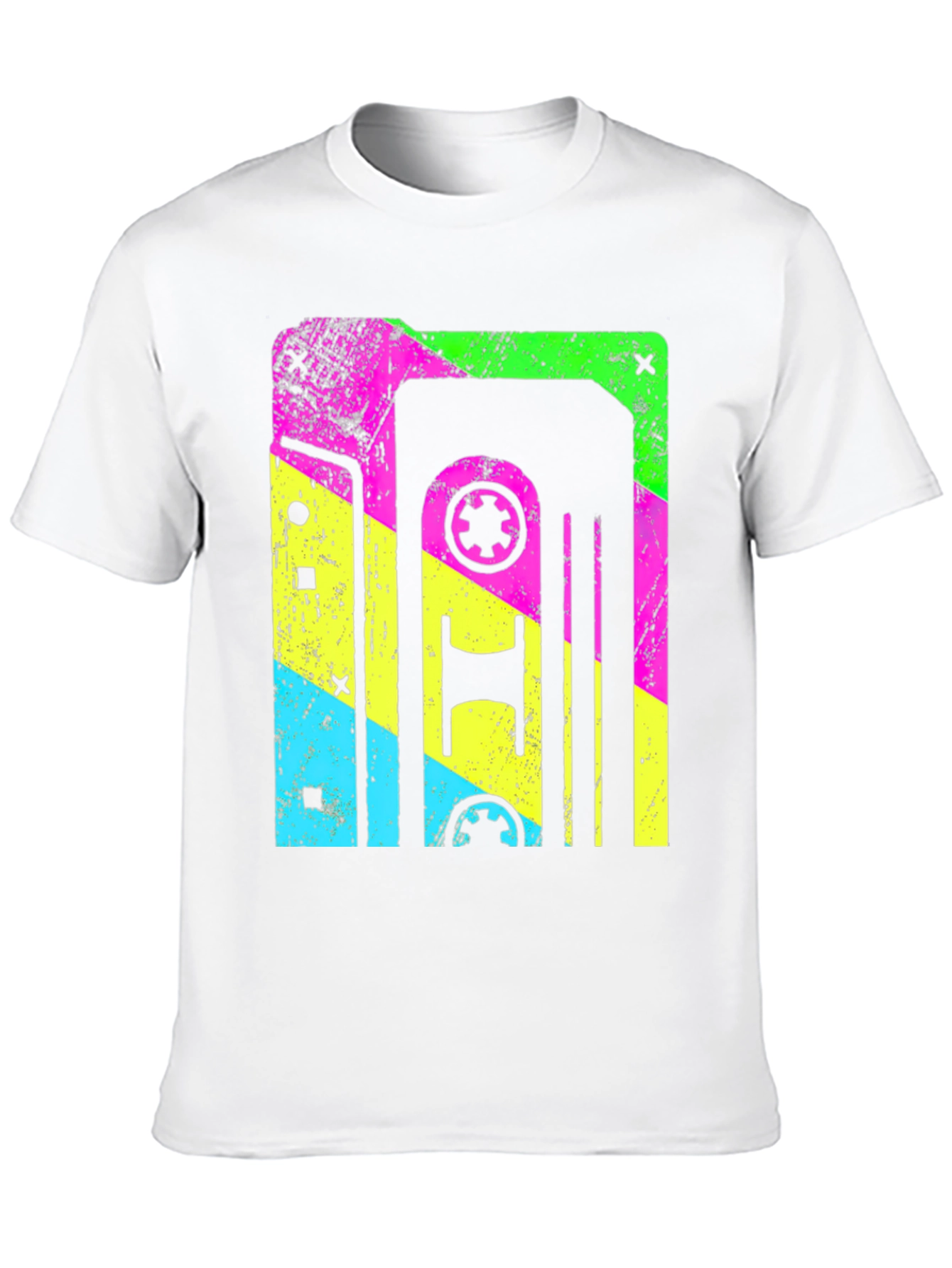 Black Retro Cassette Tape Graphic T-Shirt view 10