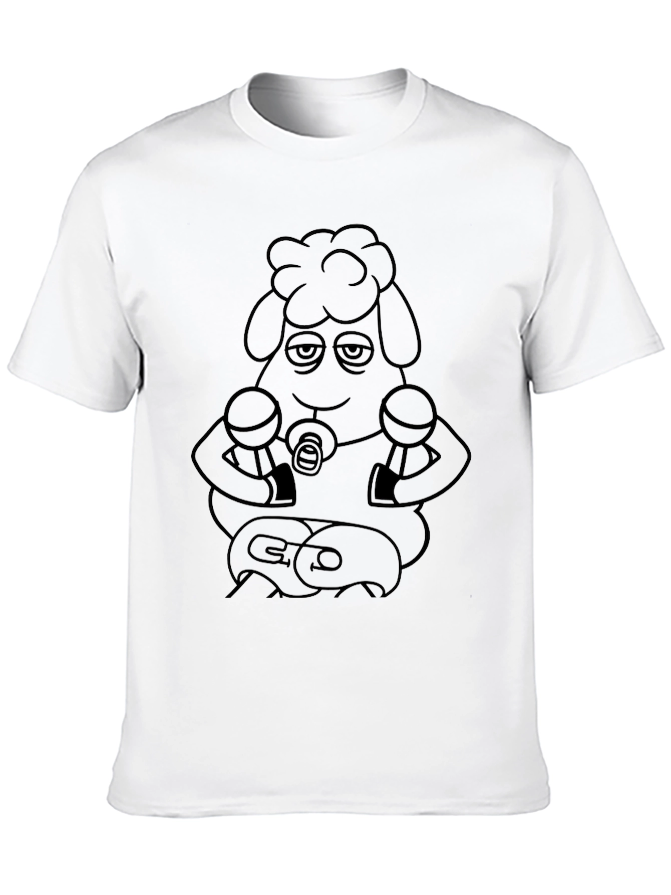 Shaun the Sheep Go! Black T-Shirt - 10