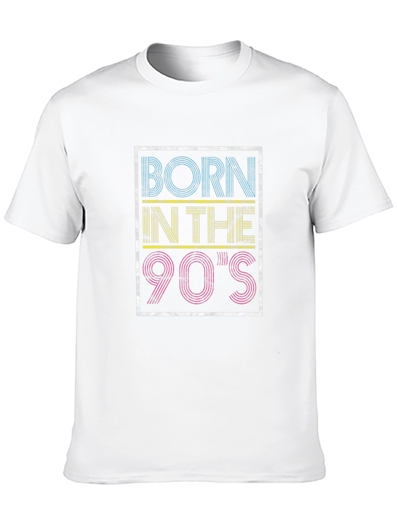 Black Born in the 90's Retro T-Shirt view 10