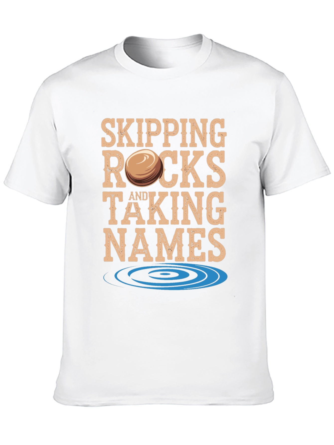 Black Skipping Rocks & Taking Names Graphic Tee view 10