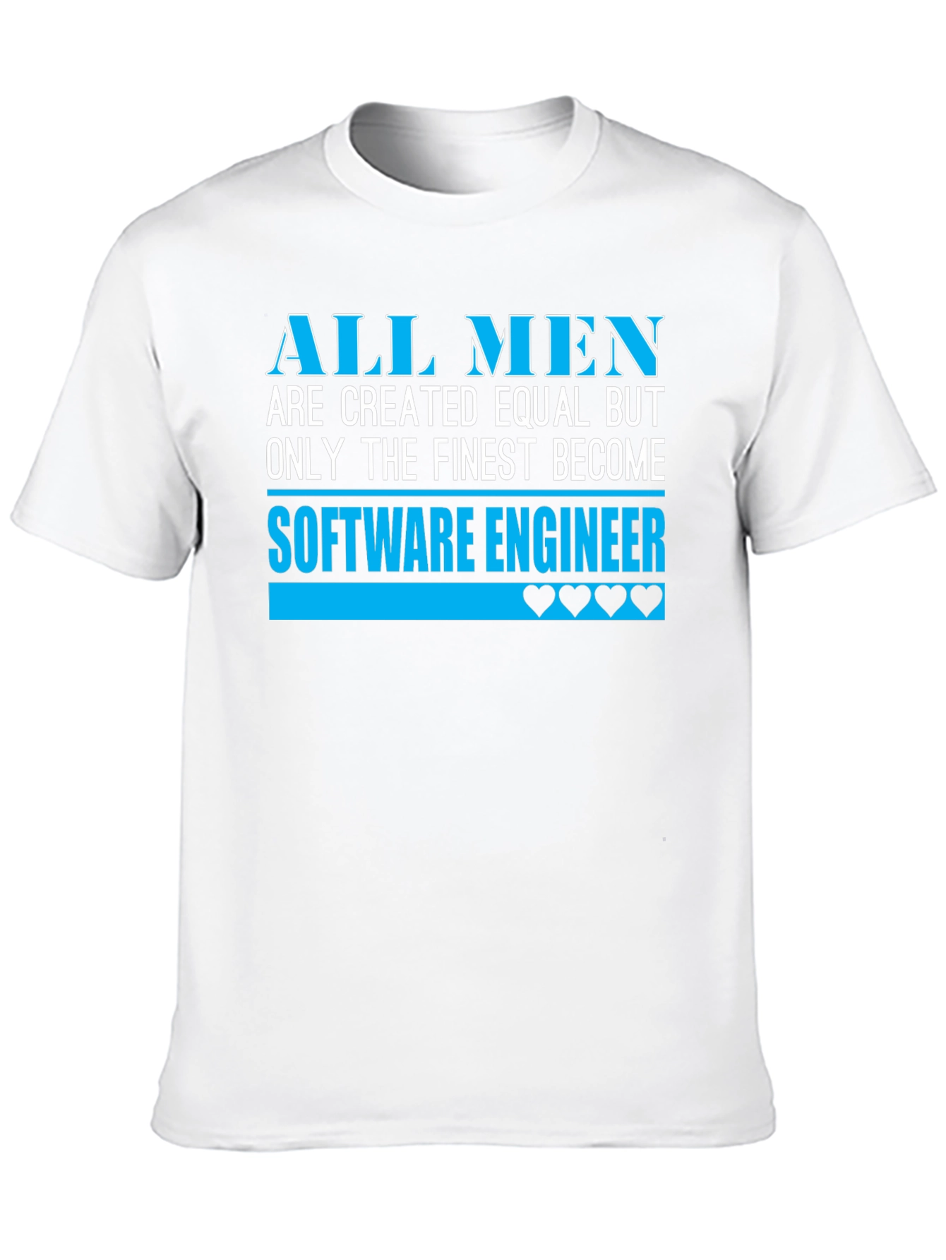 Black Finest Software Engineer Black T-Shirt view 10