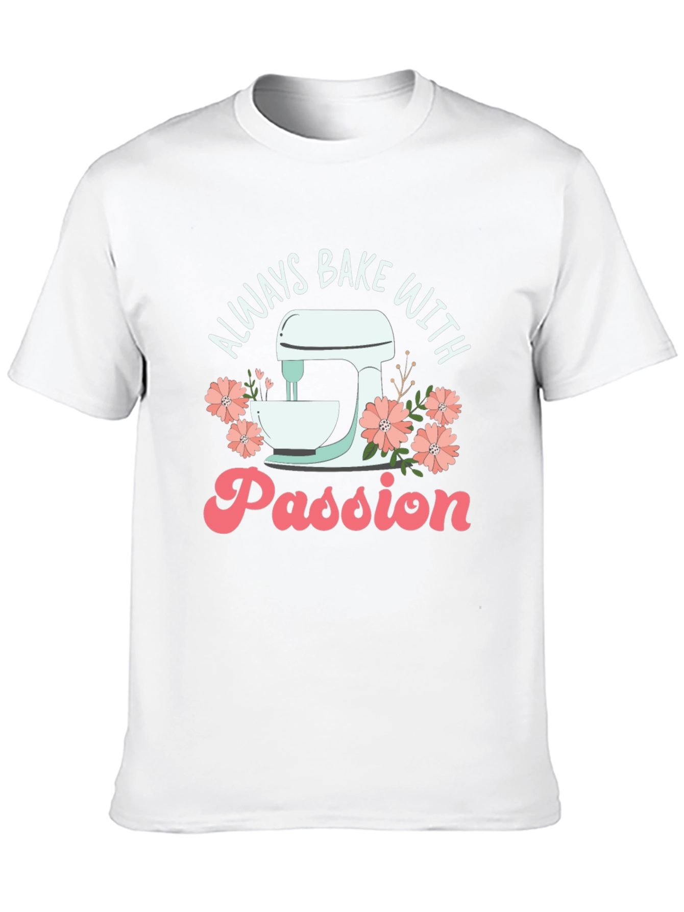 Black Always Bake with Passion Black Graphic Tee view 10