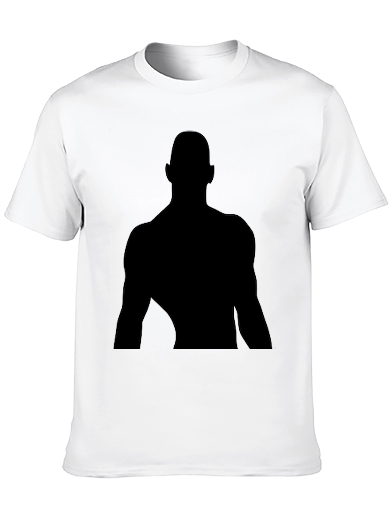 Black Silhouette Graphic Black T-Shirt - Classic Fit view 10