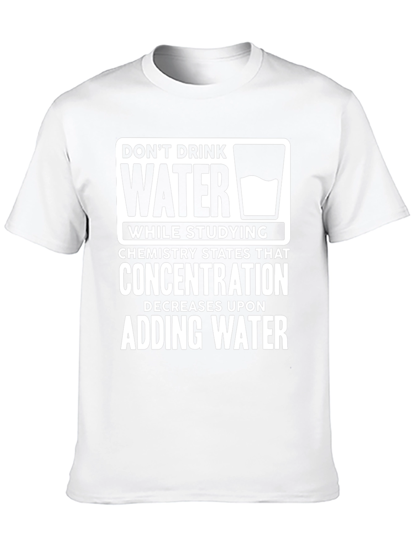 Black Don't Drink Water While Studying Funny T-Shirt view 10