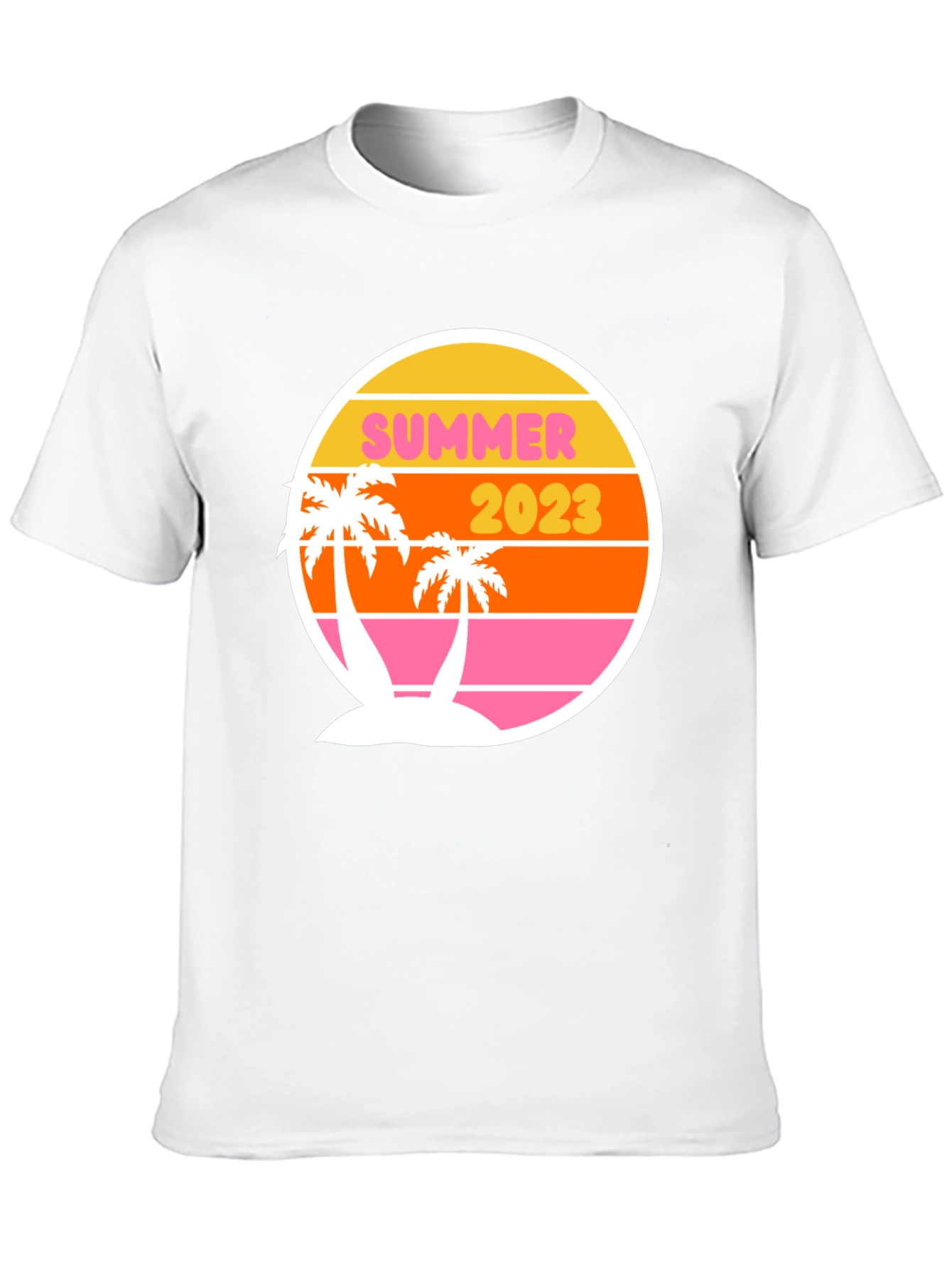 Black Summer 2023 Retro Palm Tee view 10