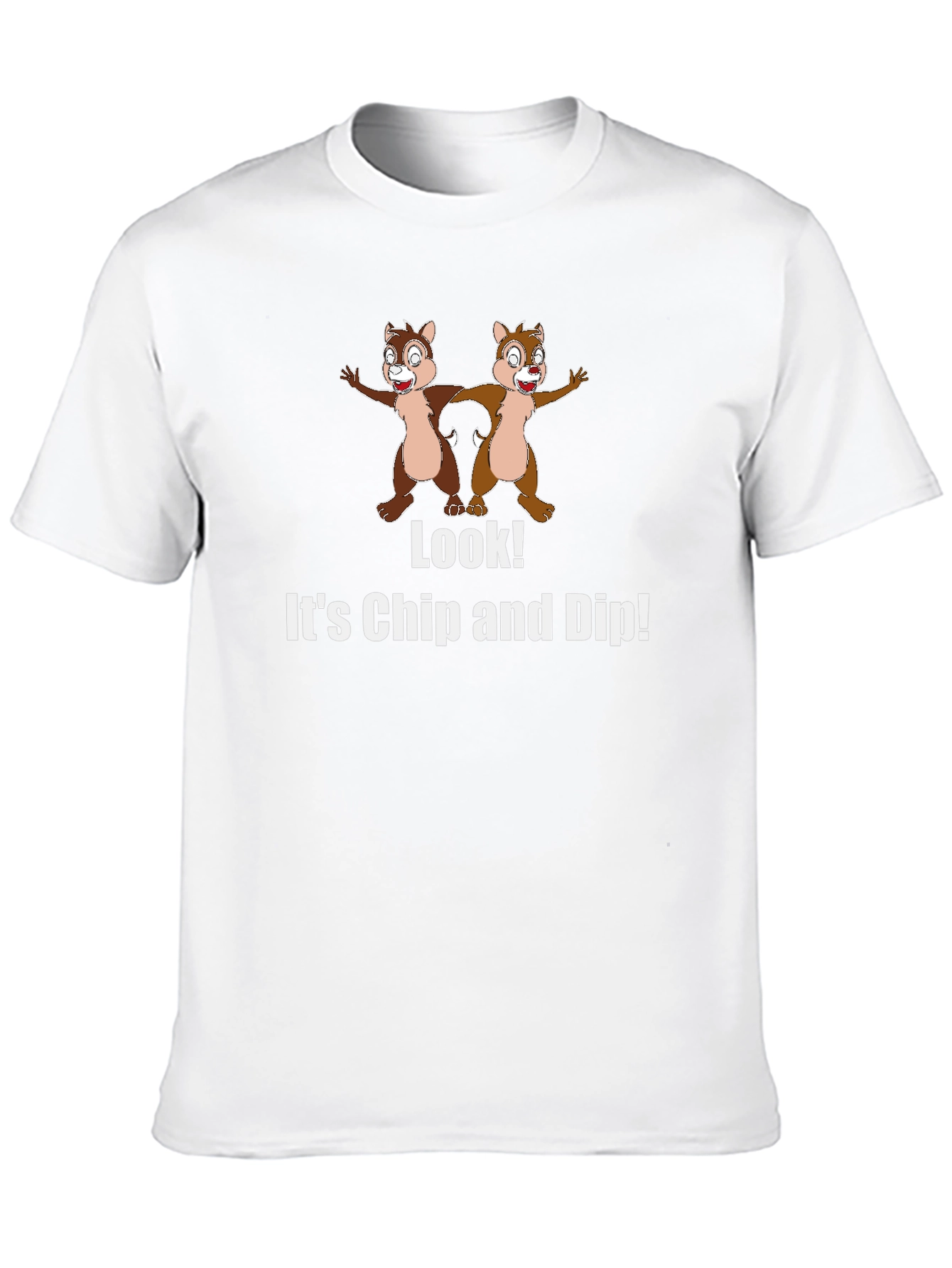Chip and Dip T-Shirt - Cartoon Graphic Tee - 10