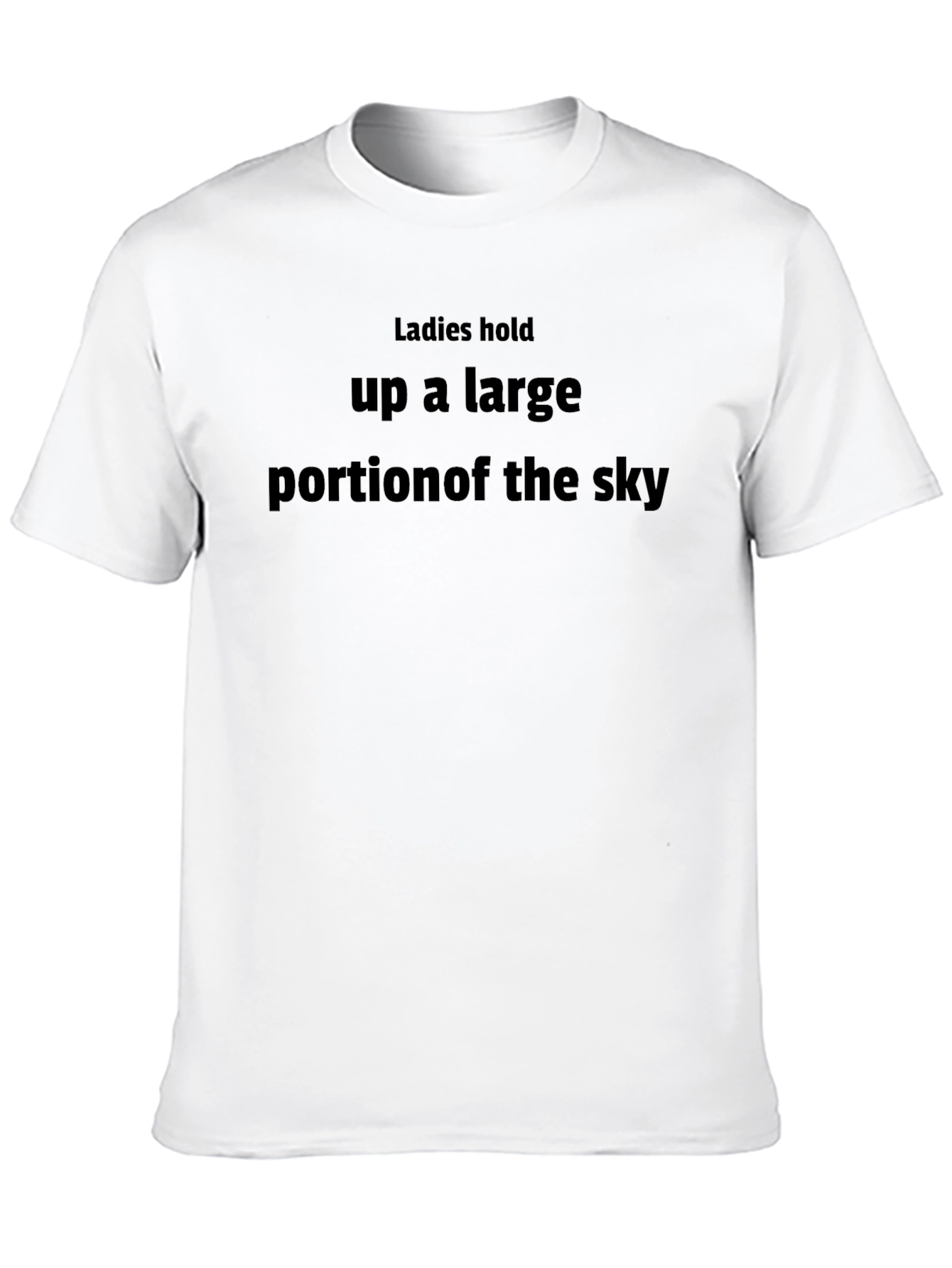 Black Ladies Hold Up The Sky Graphic T-Shirt view 10