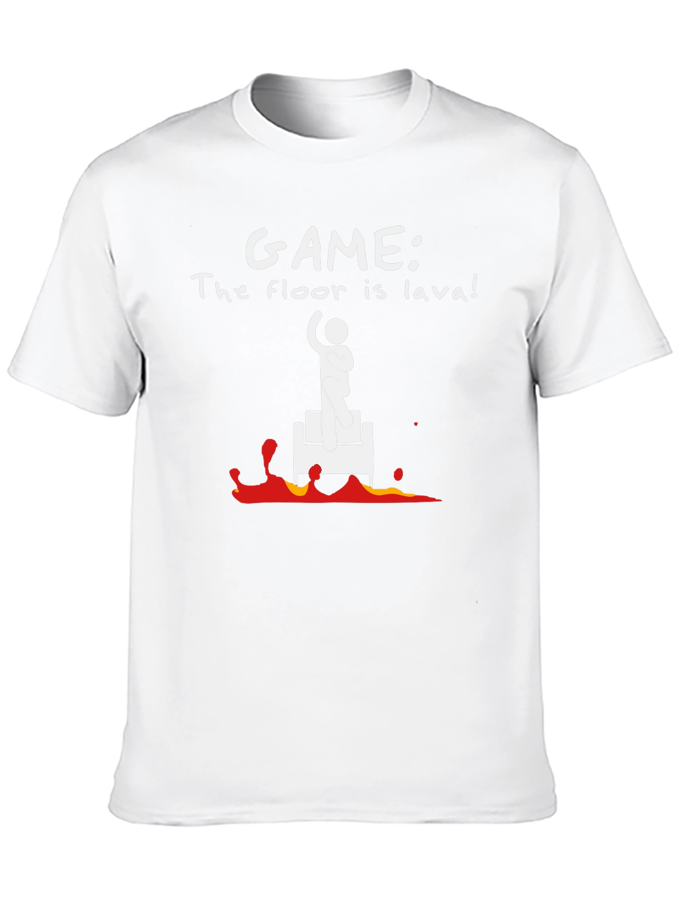 Black Game: The Floor is Lava T-Shirt view 10