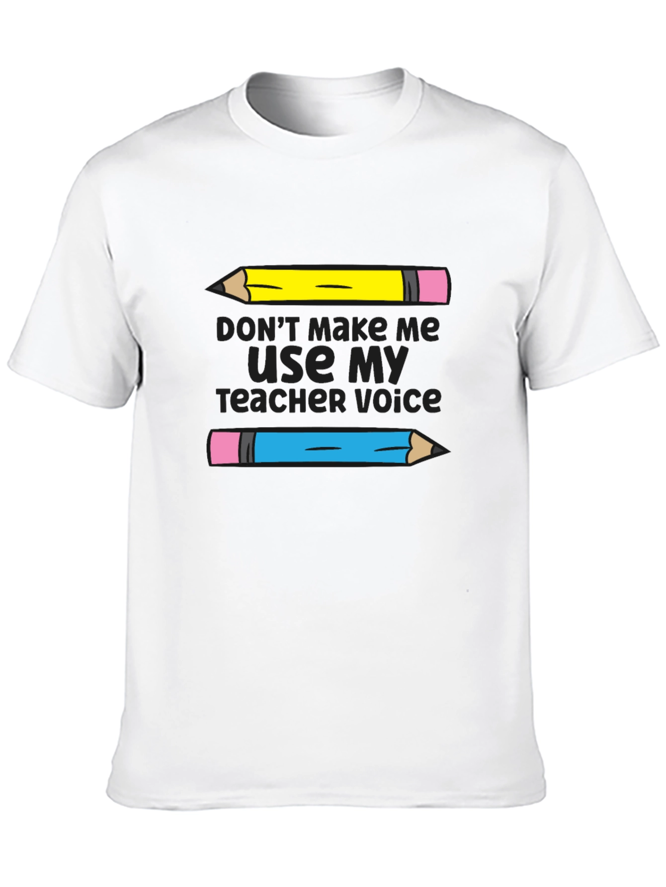 Black Teacher Voice T-Shirt - Funny Teacher Gift view 10