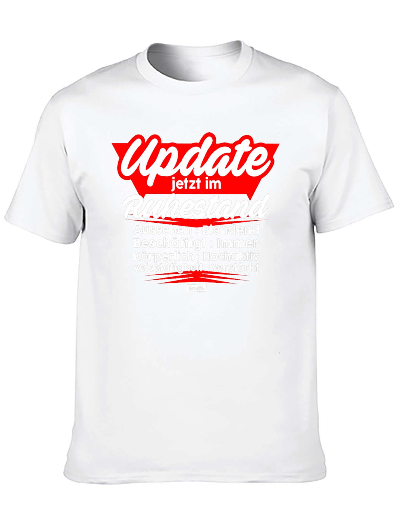 Black Update Ruhestand T-Shirt - Retirement Mode Activated! view 10