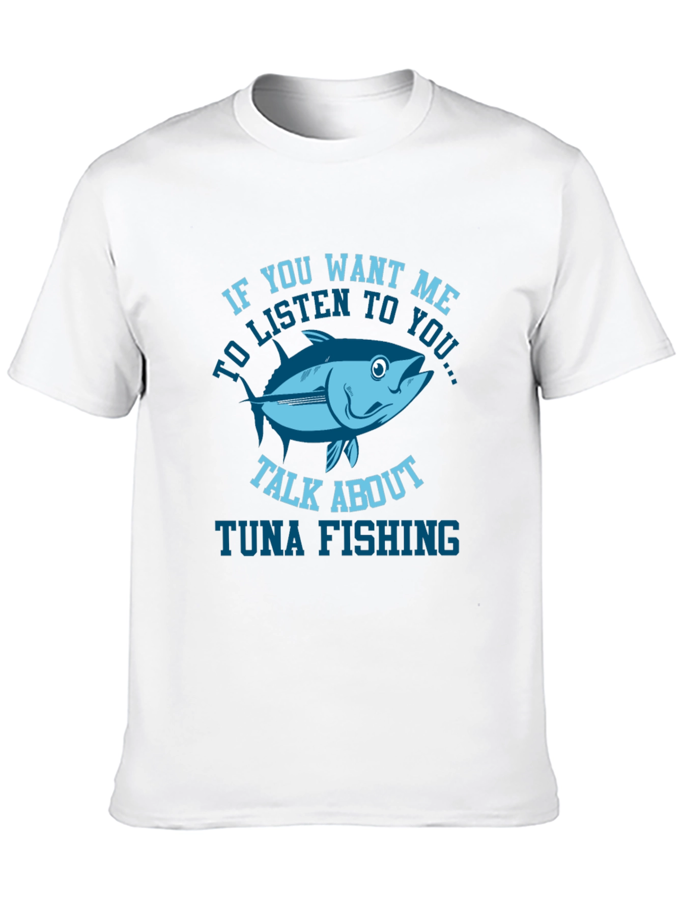 Black Funny Tuna Fishing T-Shirt view 10