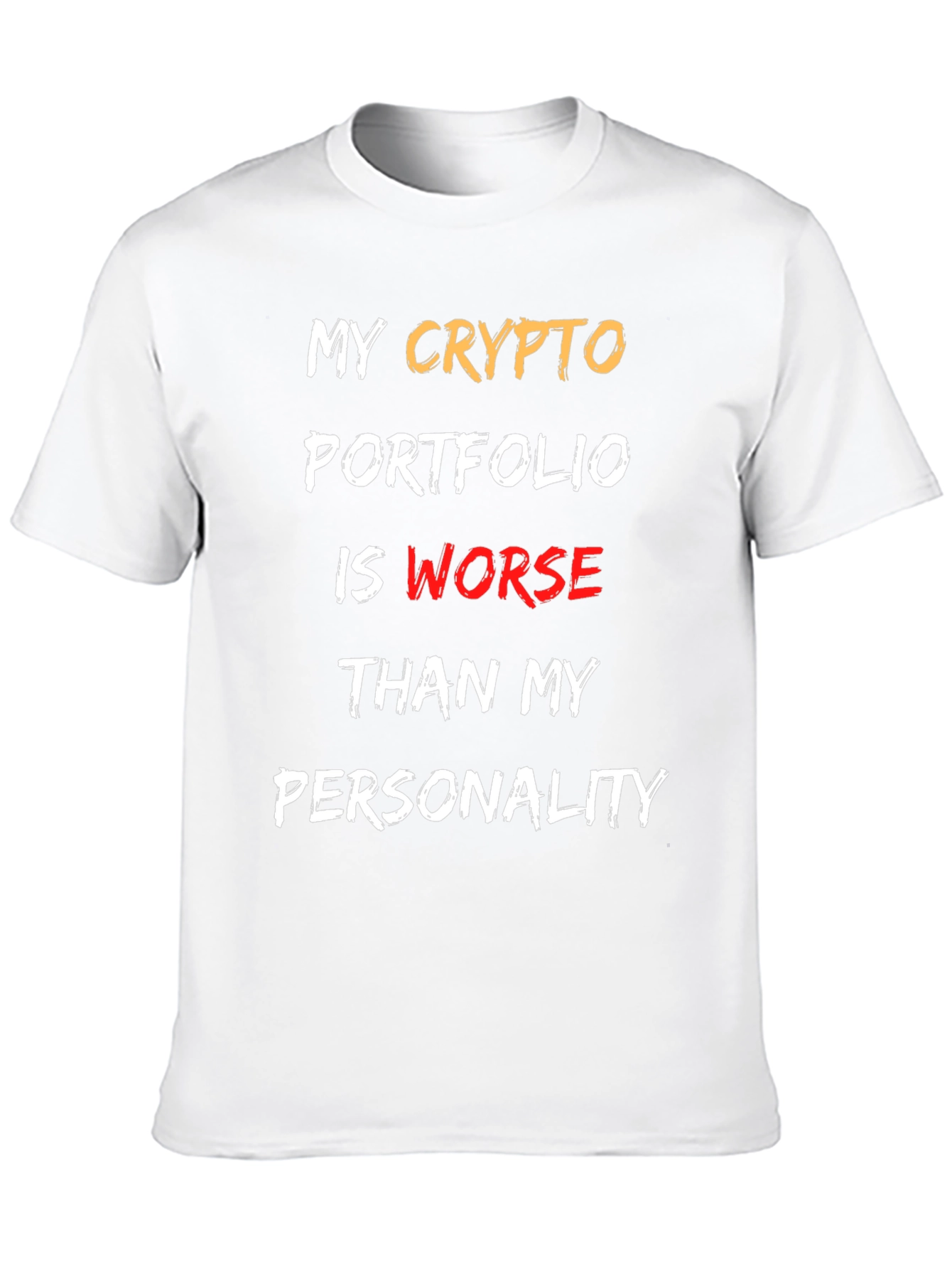 Black Crypto Portfolio T-Shirt - Funny Slogan Tee view 10