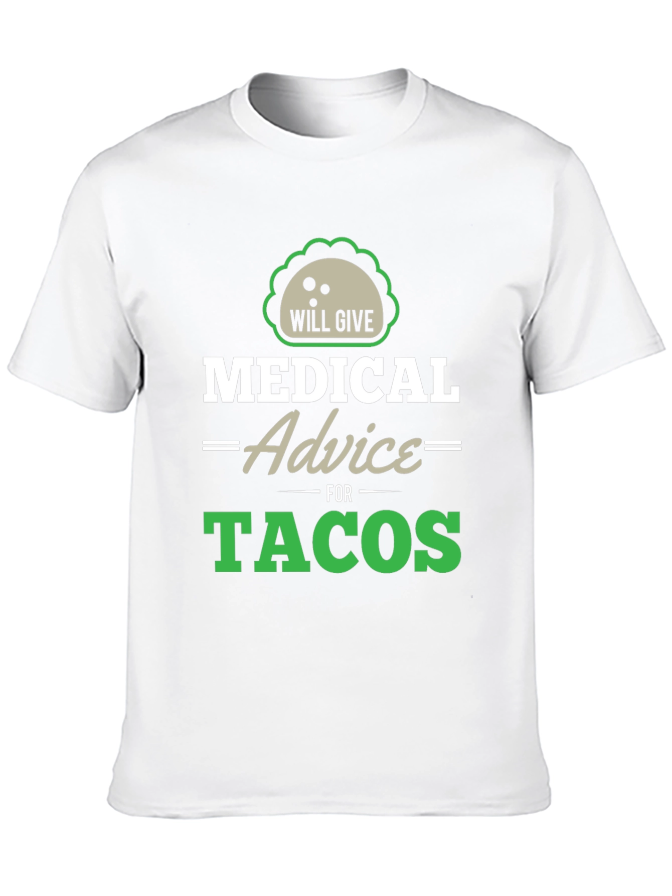 Black Medical Advice For Tacos Graphic Tee view 10