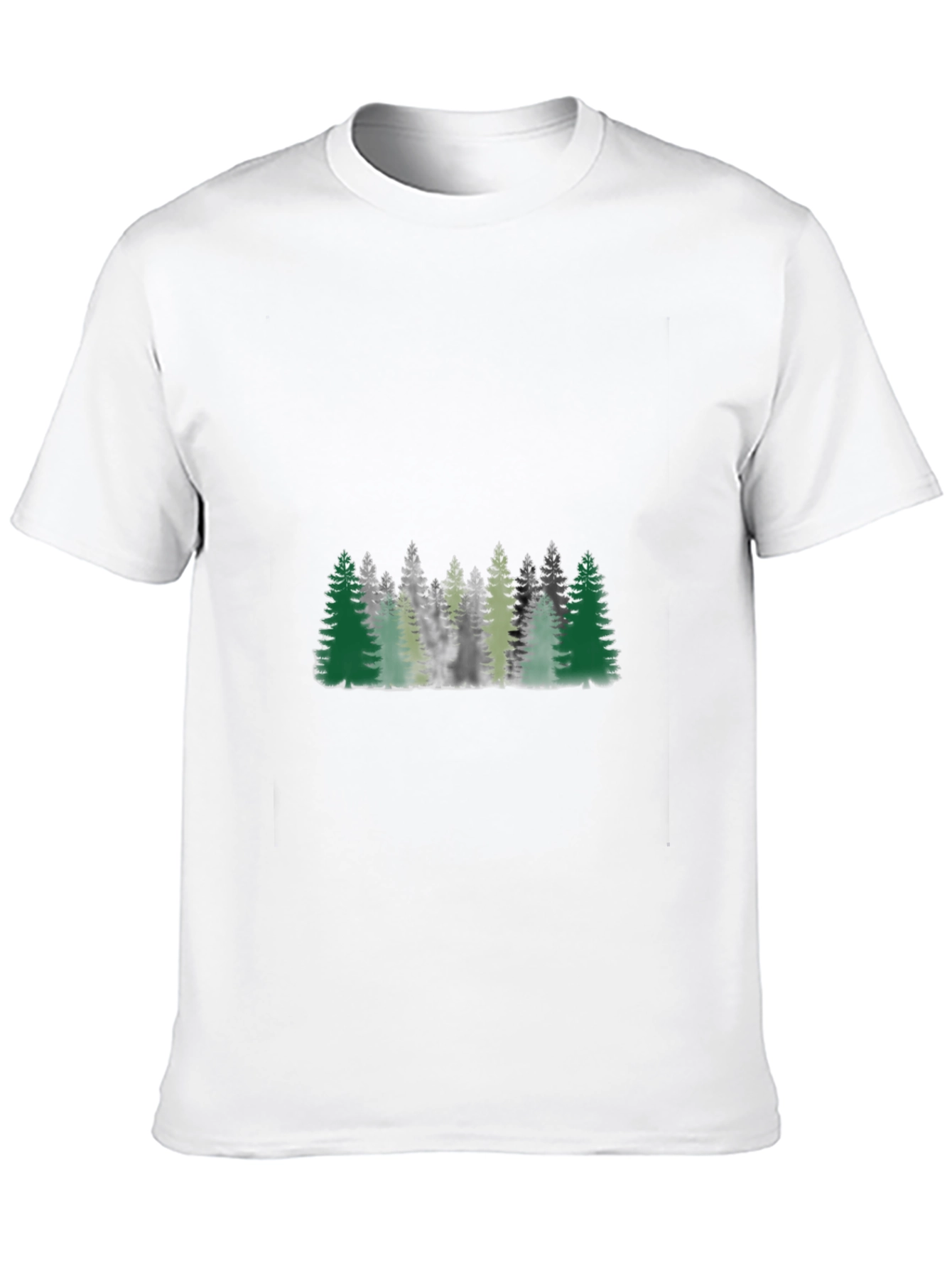 Black Forest Graphic Print Black T-Shirt view 10