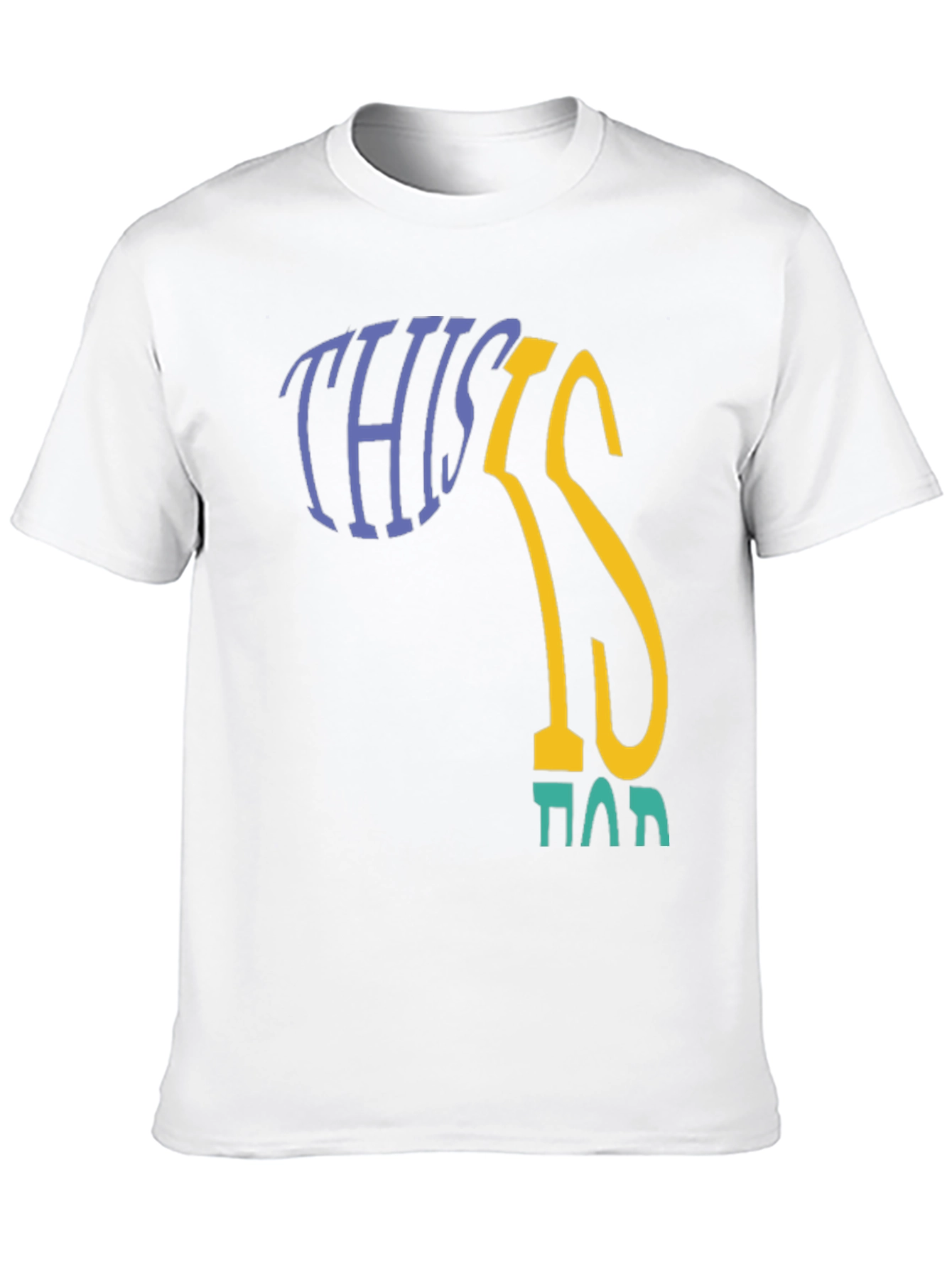 Black Unique Graphic T-Shirt - This is Rad view 10