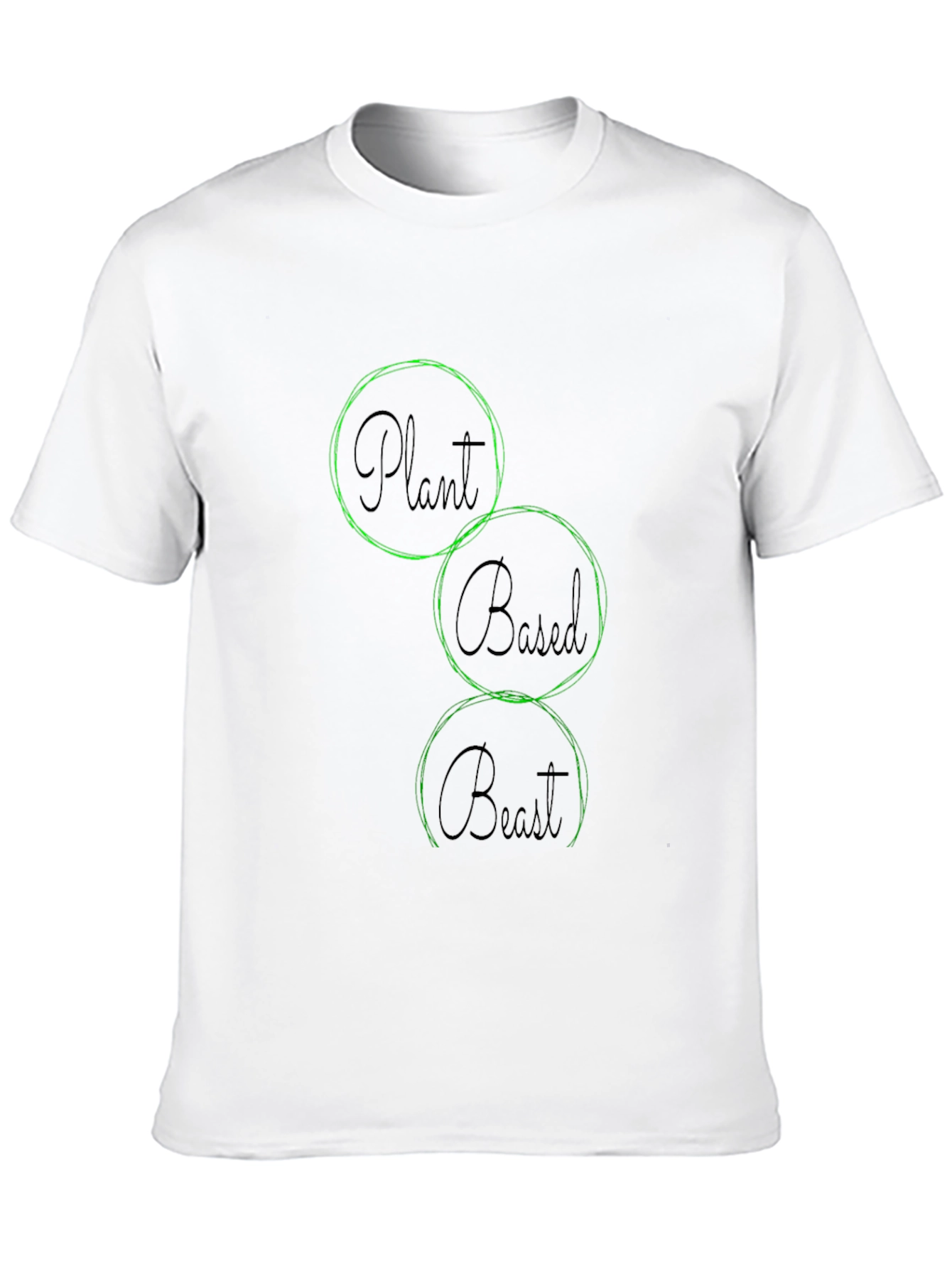 Black Plant Based Beast Graphic T-Shirt view 10