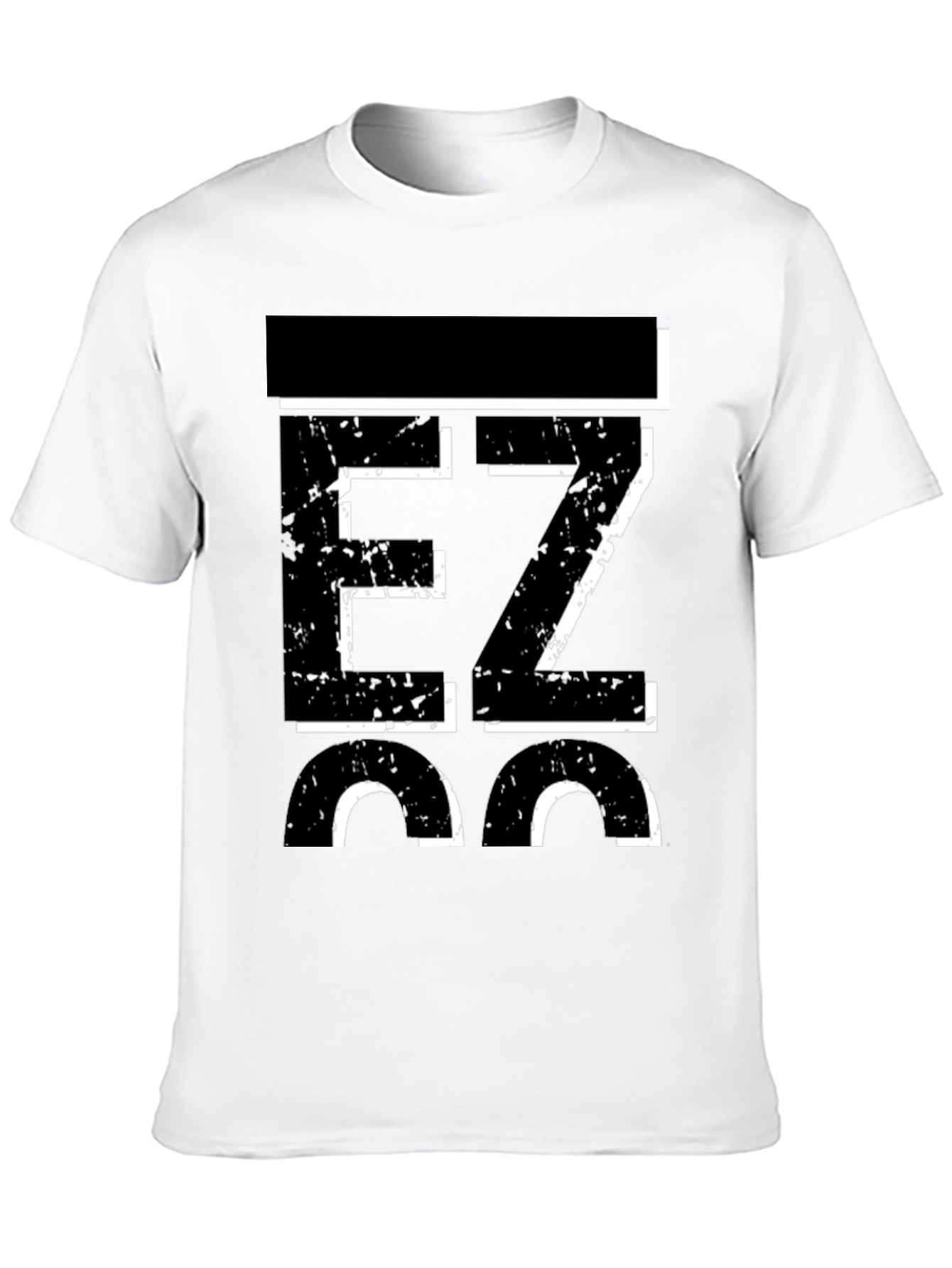 Black EZ 36 Men's Graphic Black T-Shirt view 10