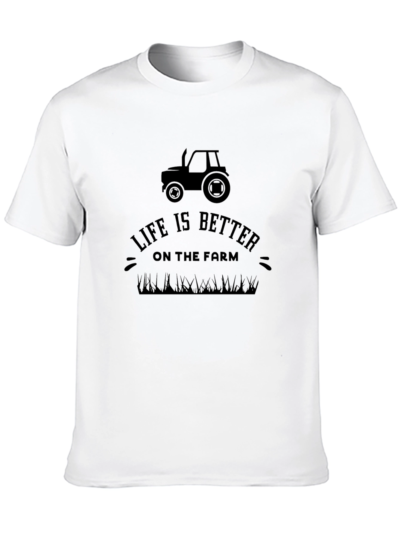 Life Is Better On The Farm Black Graphic T-Shirt - 10