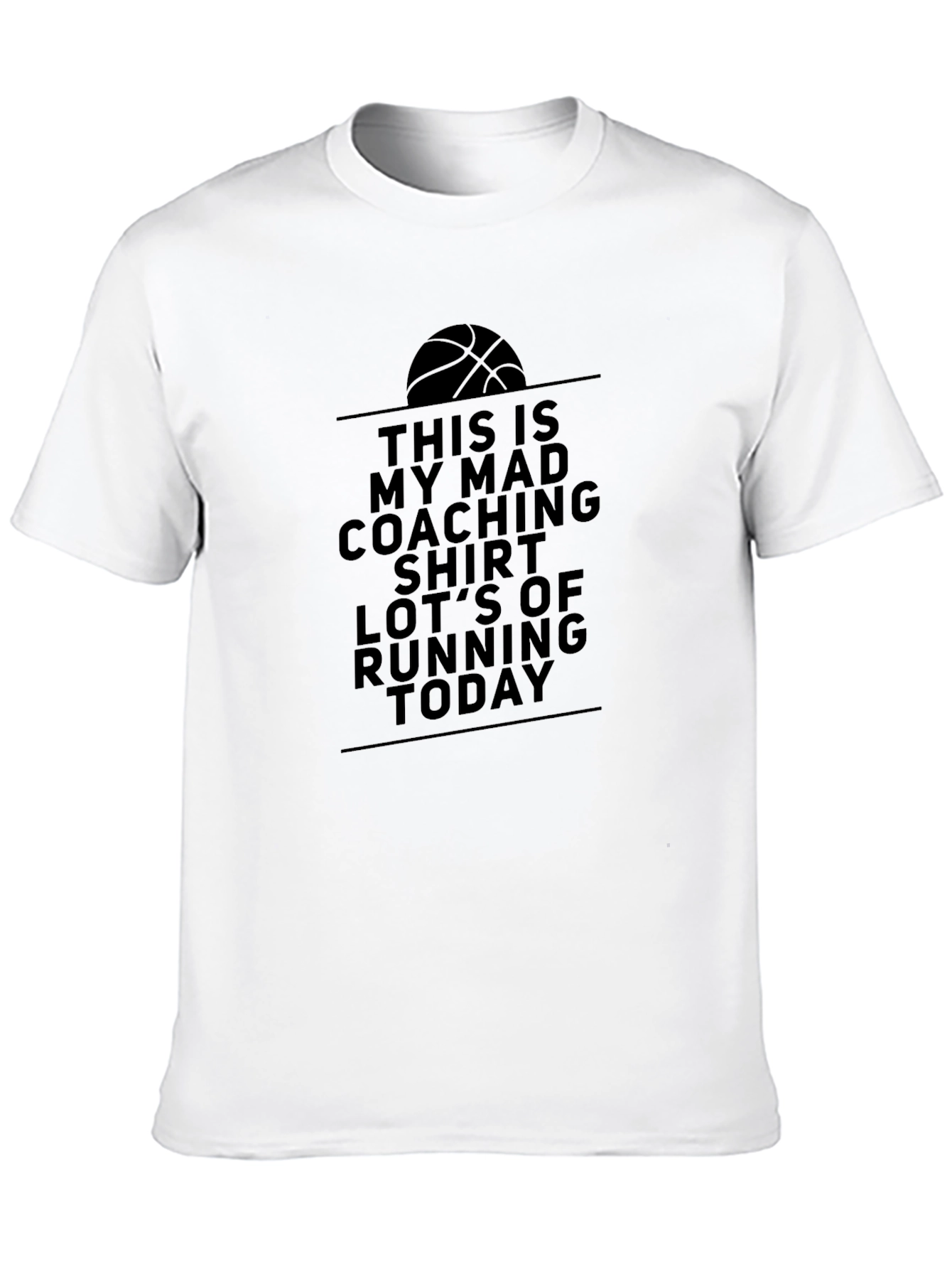 Black Mad Coaching T-Shirt - Lots of Running Today view 10