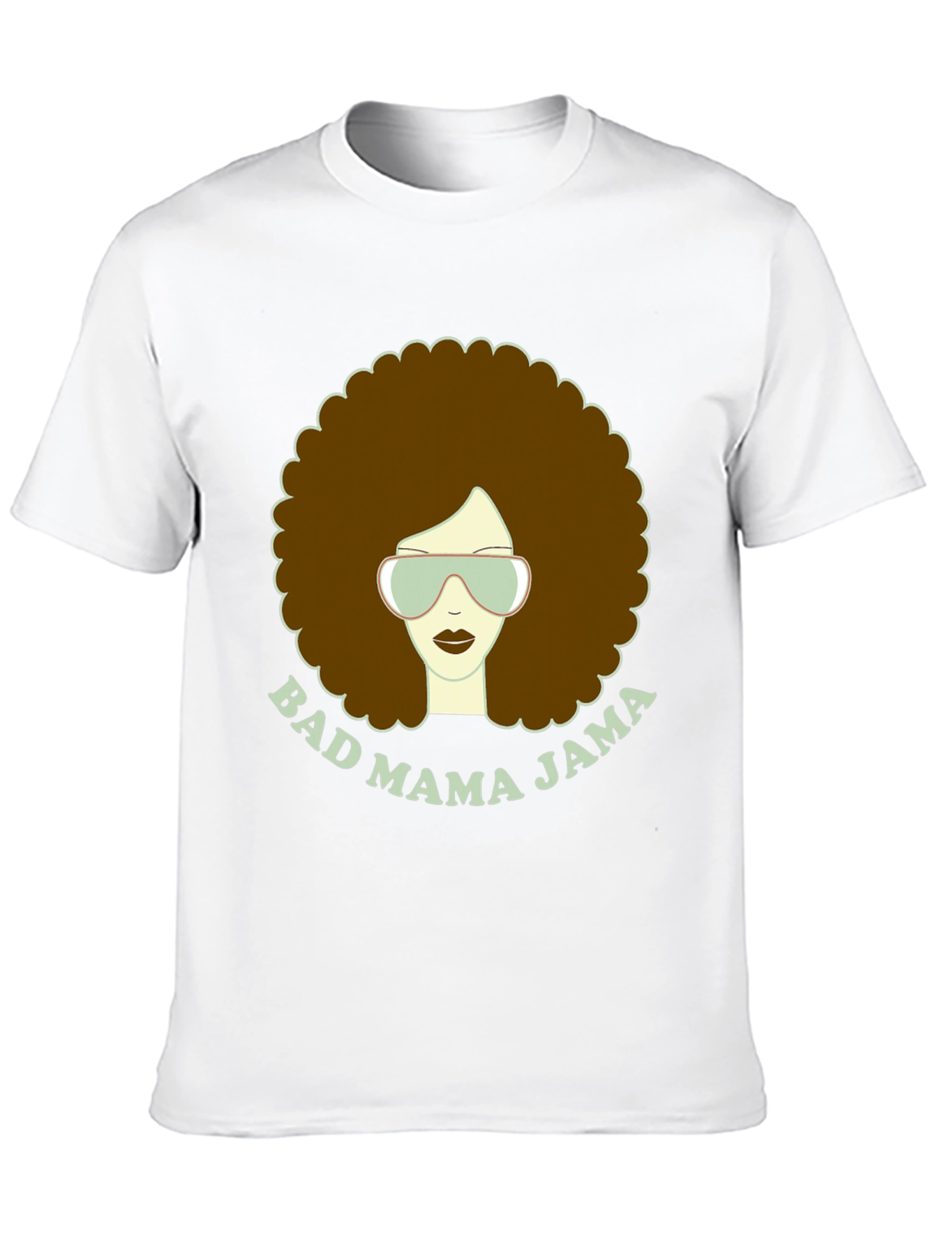 Black Bad Mama Jama Graphic T-Shirt view 10